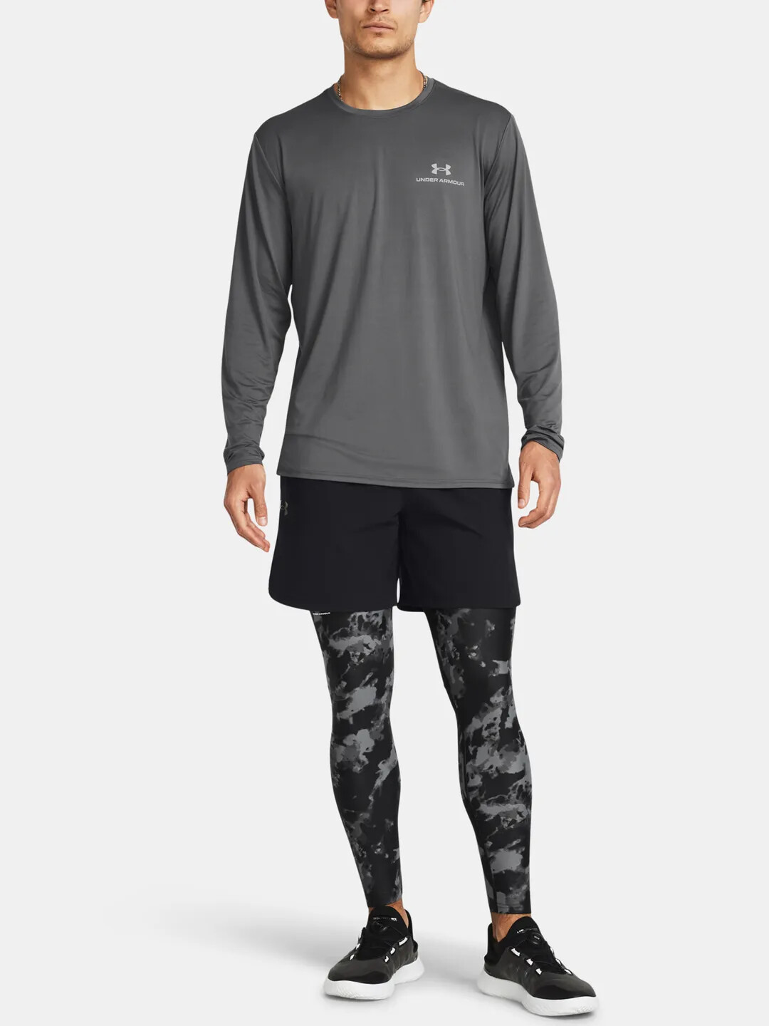 Men's Leggings Under Armour HG IsoChill Prtd Leggings