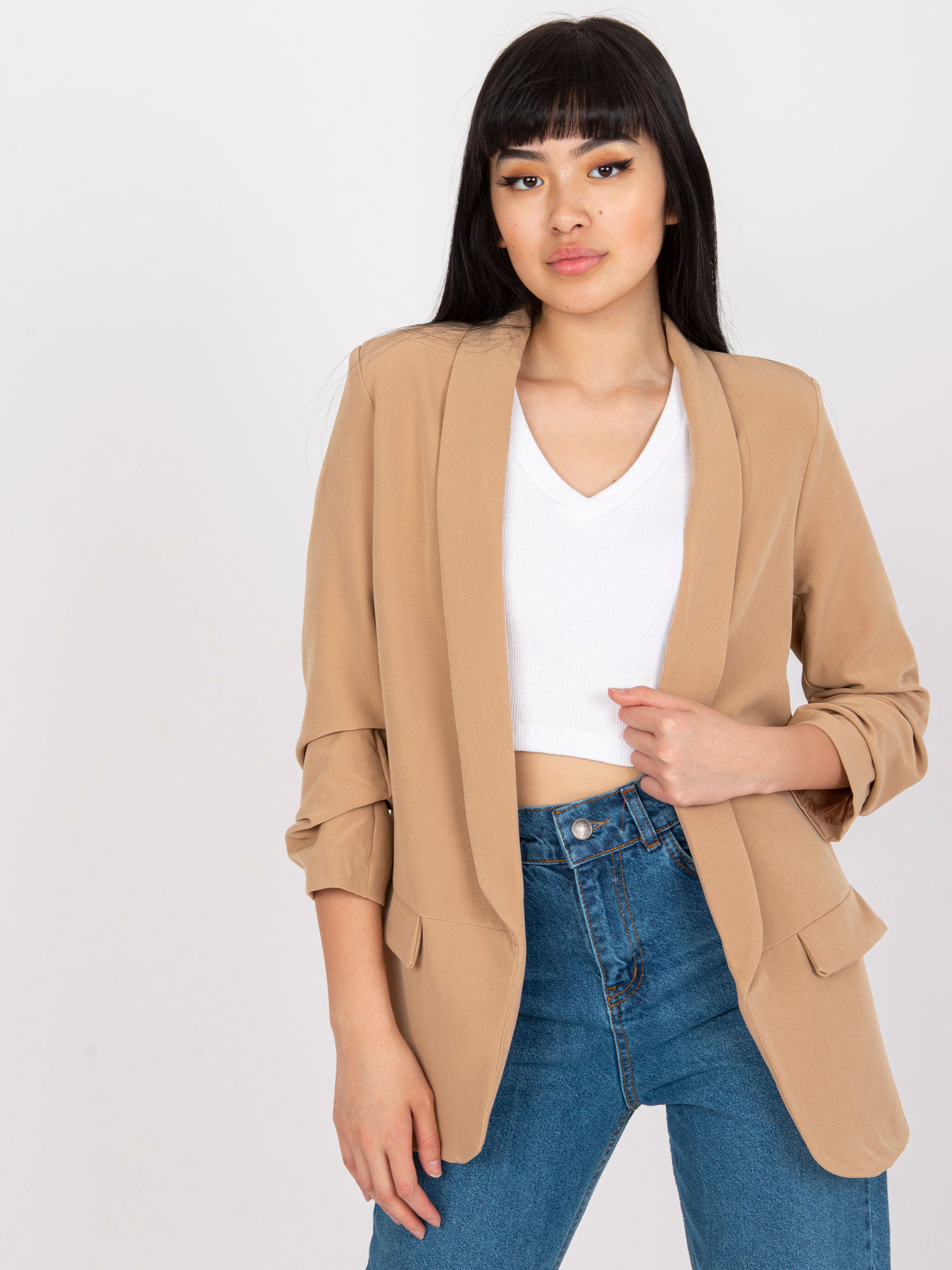 Sacou dama Fashionhunters Beige