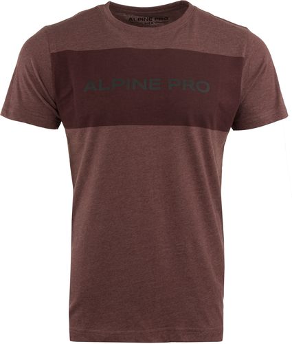 Men's T-shirt ALPINE PRO ZEBARO RUM RAISIN