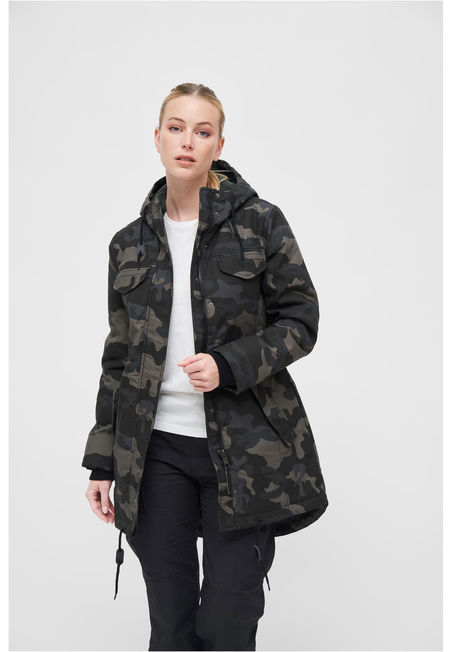 BRANDIT Dámská bunda Marsh Lake parka Darkcamo Velikost: L