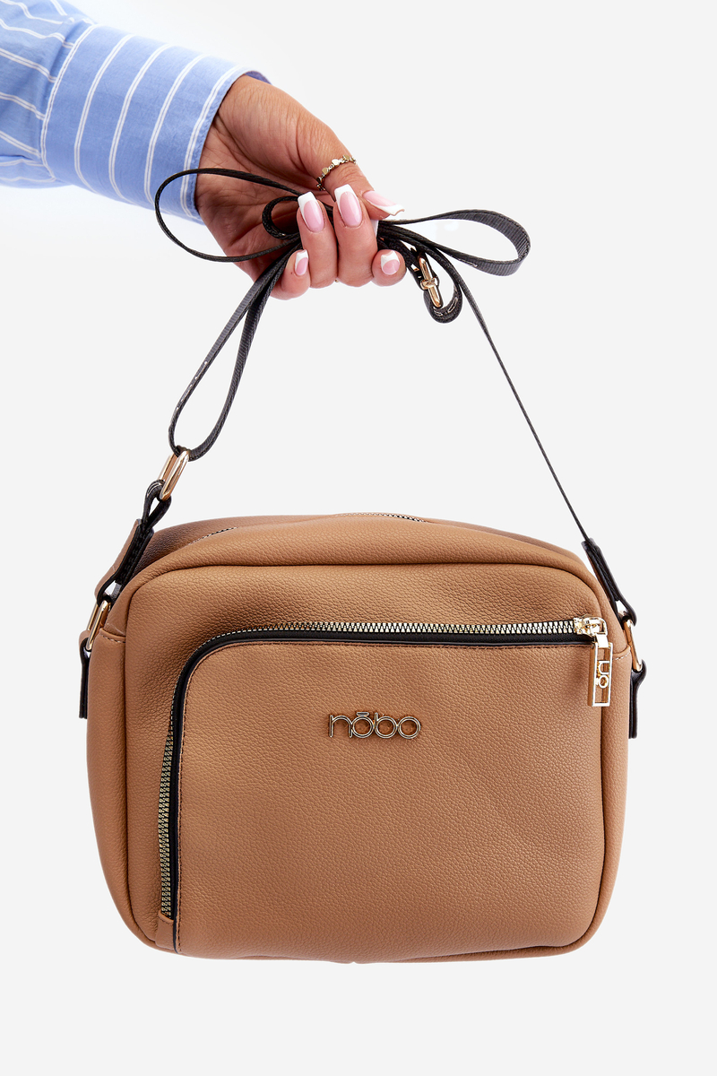 NOBO Eco Leather Messenger Bag Hnědá