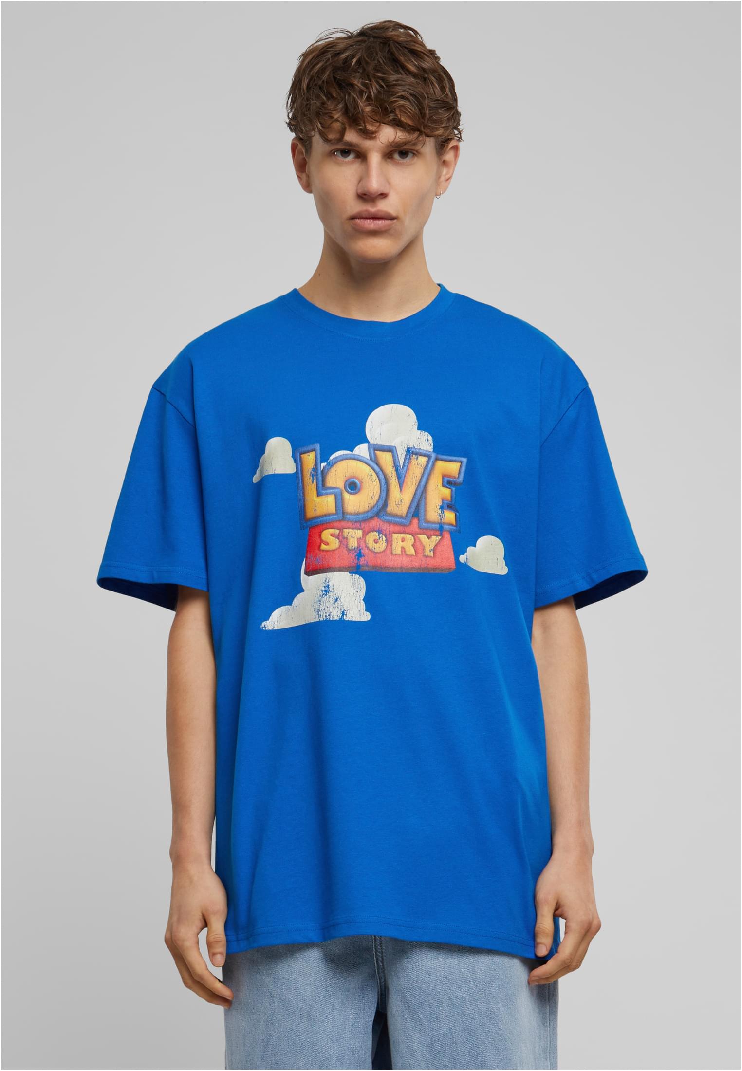 Men's T-shirt Love Story Blue