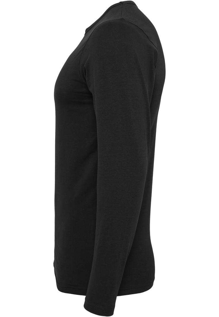 Fitted Stretch L/S T-Shirt Black