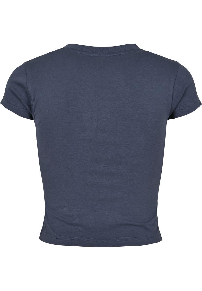 Doamnelor Stretch Jersey trunchiate Tee Vintageblue