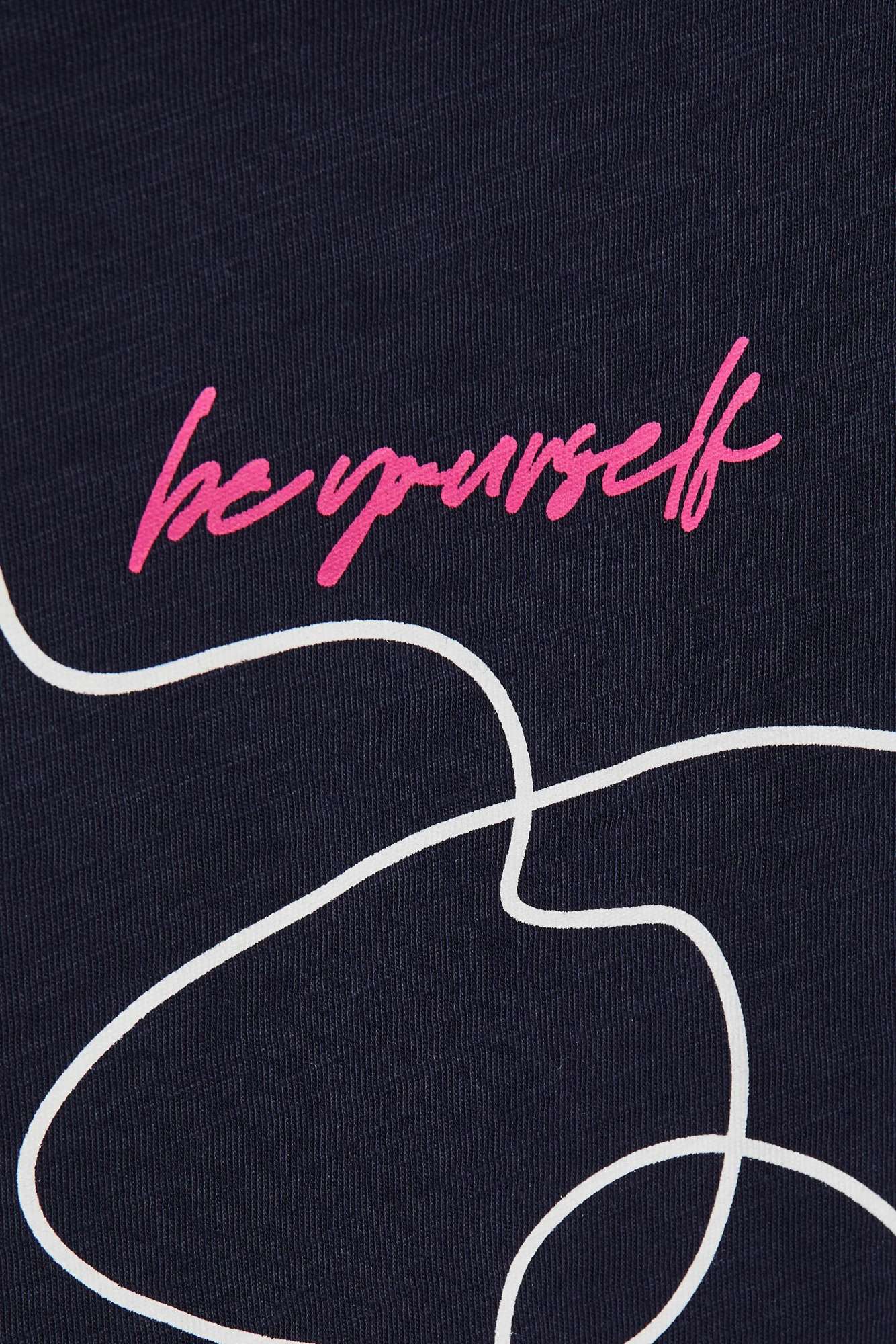 Cotton blouse with print