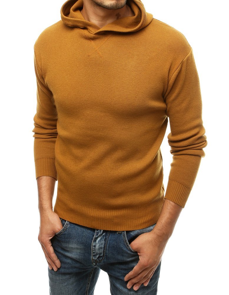 mens camel sweater