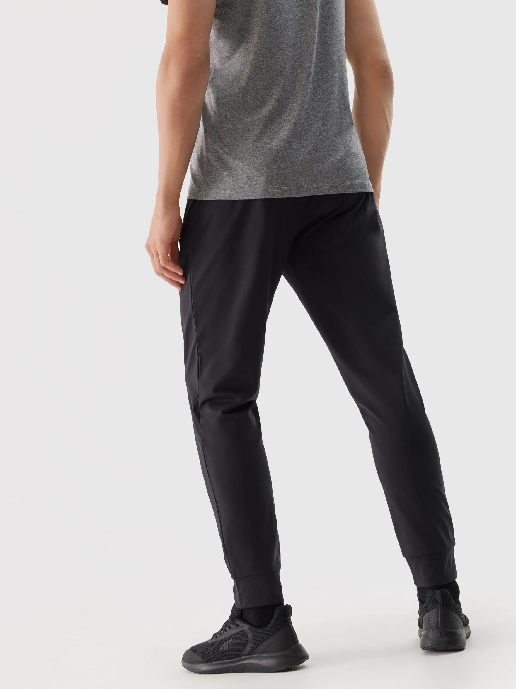 Men&#039;s 4F Quick Dry Sports Pants - Black