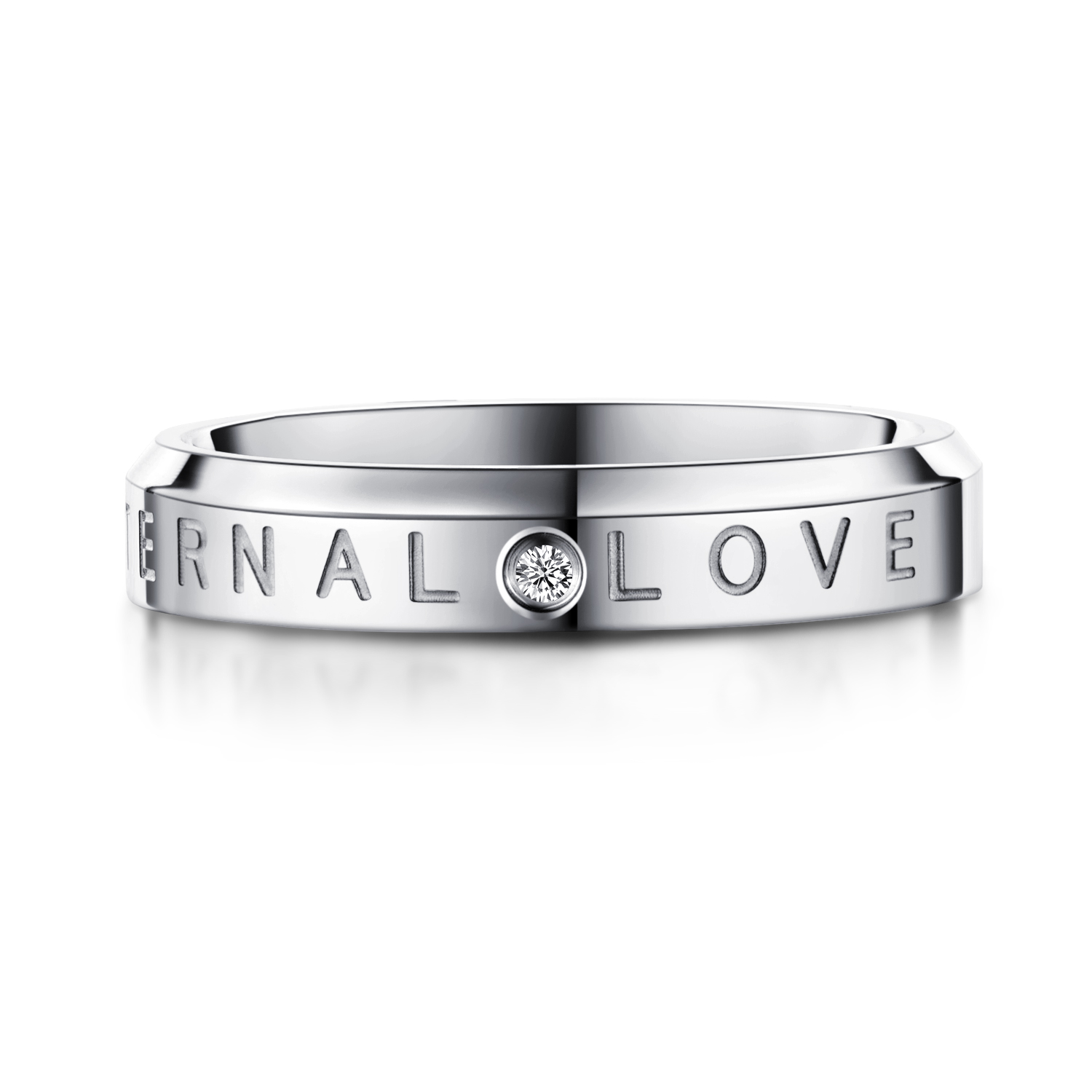 Stainless Steel Ring - Eternal Love