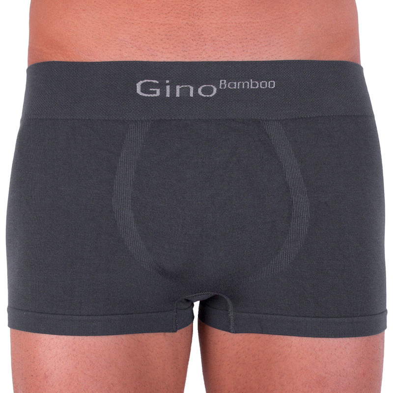 Men's Boxers Gino Seamless Bamboo Grey