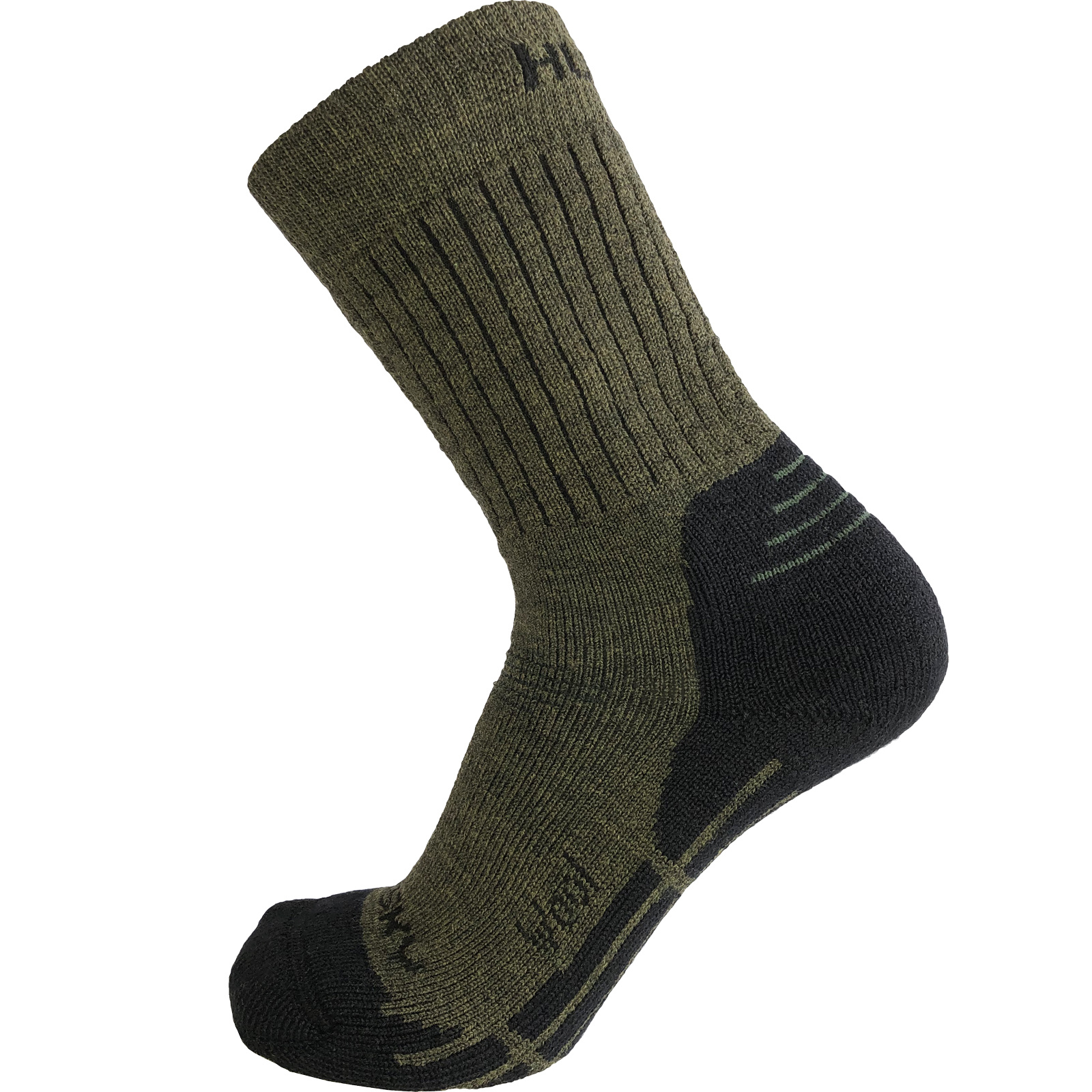 Socks HUSKY All Wool Khaki