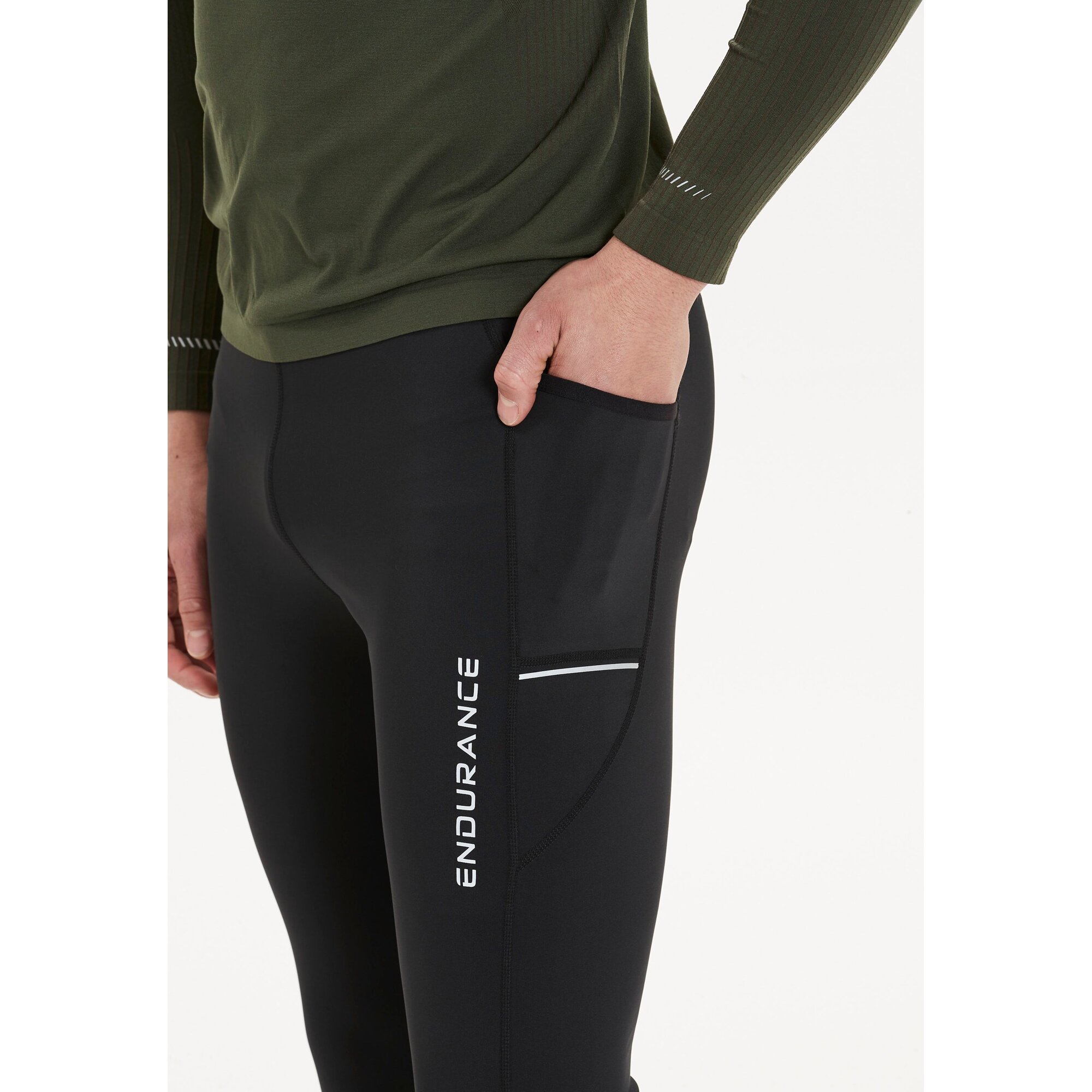 Men's Endurance Energy M 3/4 Tights Running Leggings