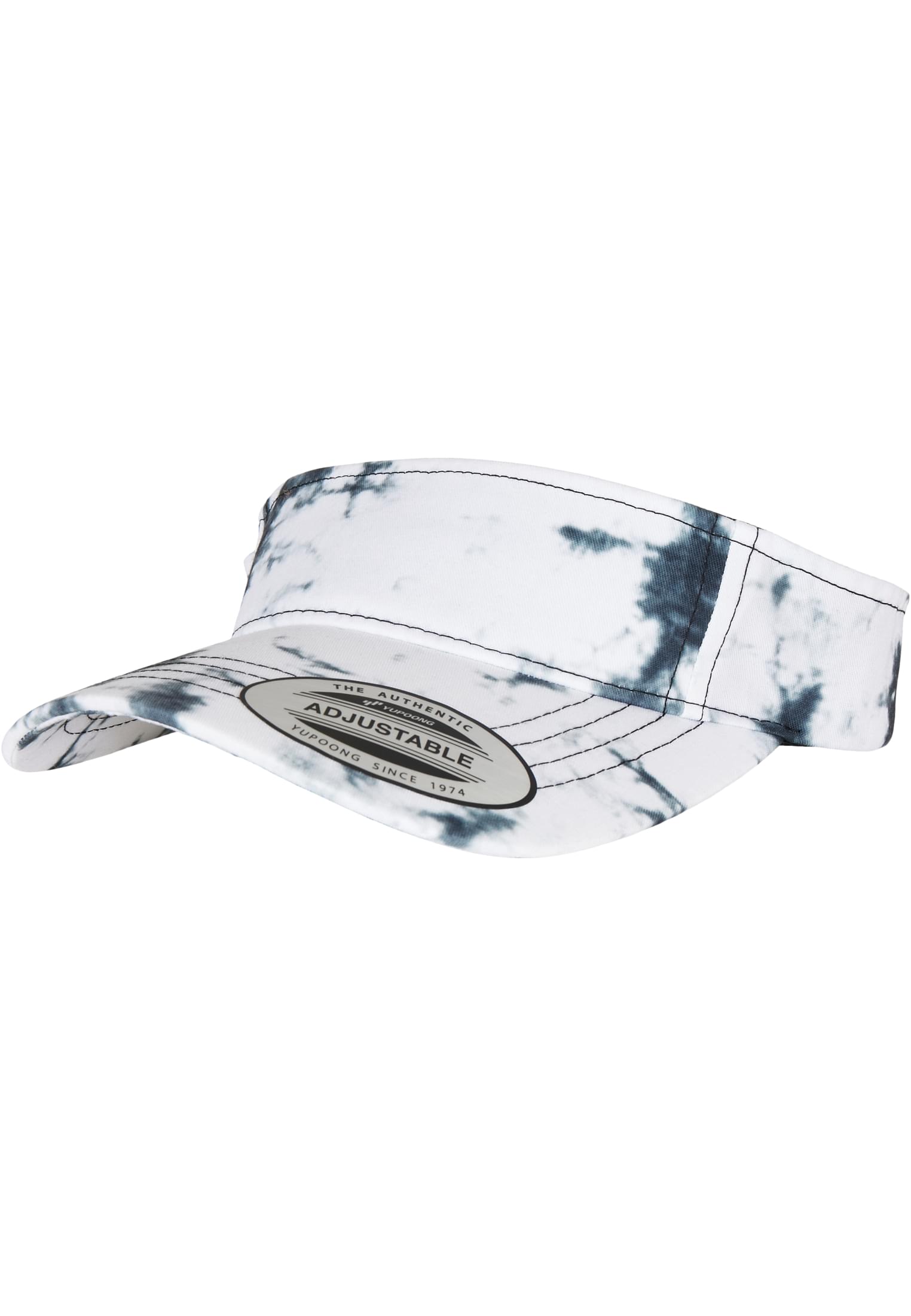 Batik Curved Visor Cap Black/White