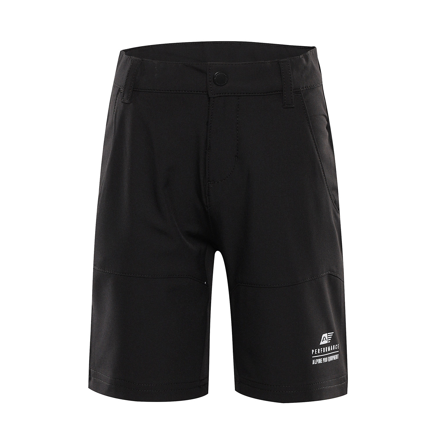 Children's Softshell Shorts ALPINE PRO BAKO Black