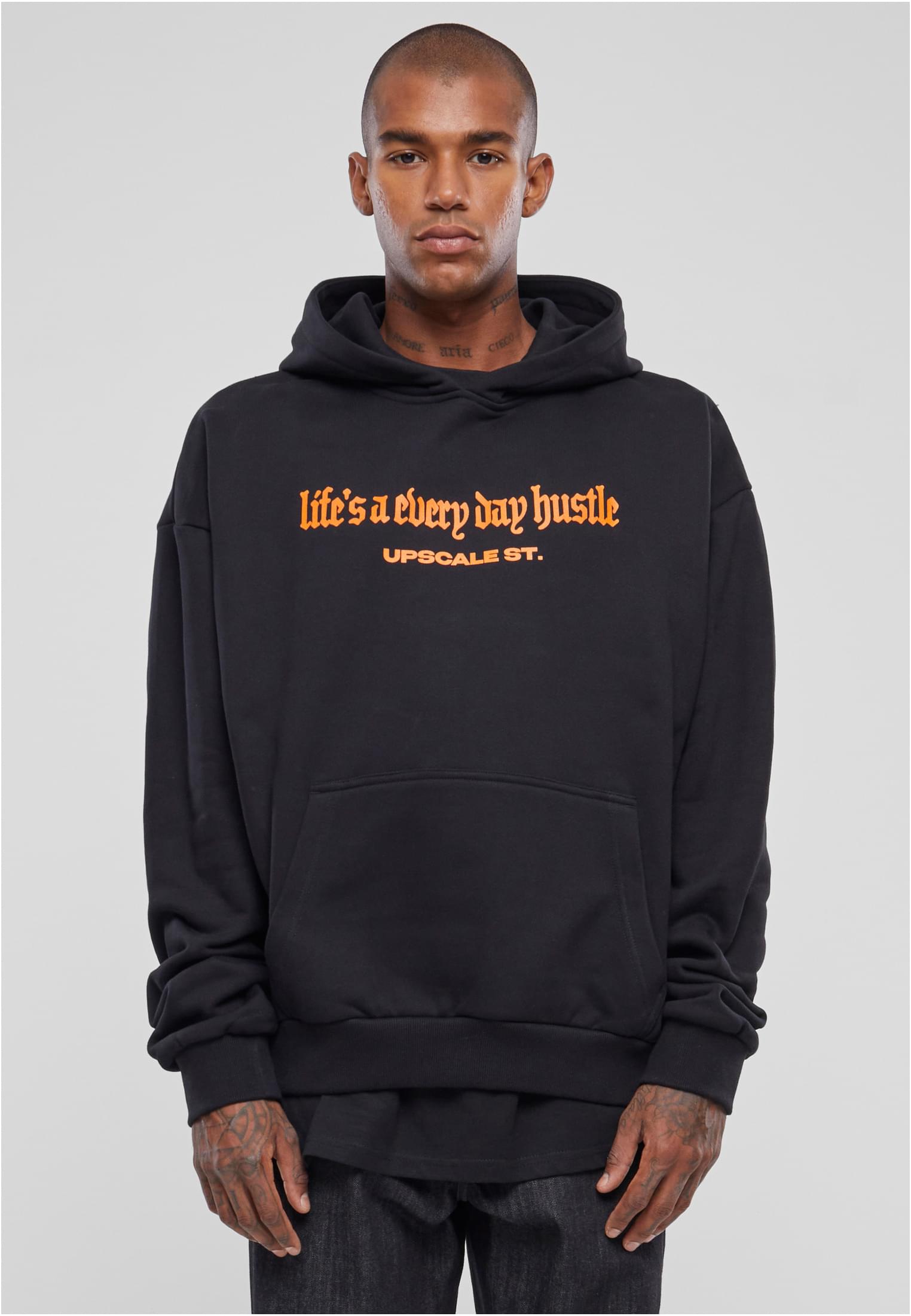 Men&#039;s Hustle Oversize Sweatshirt Black