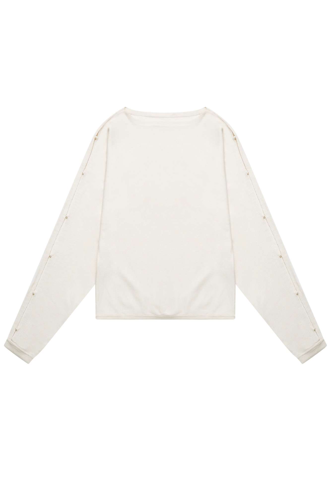 Sweater with decorative sleeves