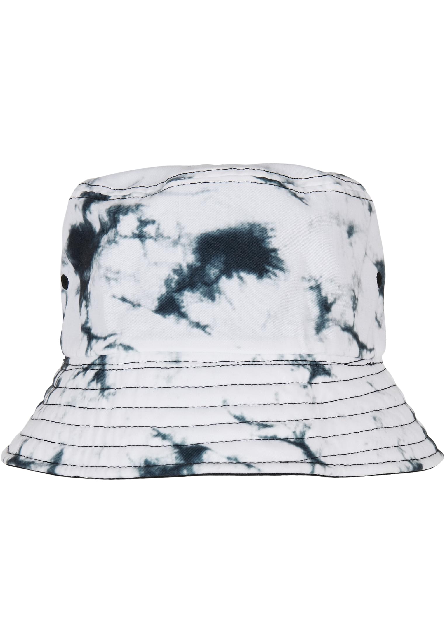 Levně Batikový oboustranný bucket klobouk černo/bílý