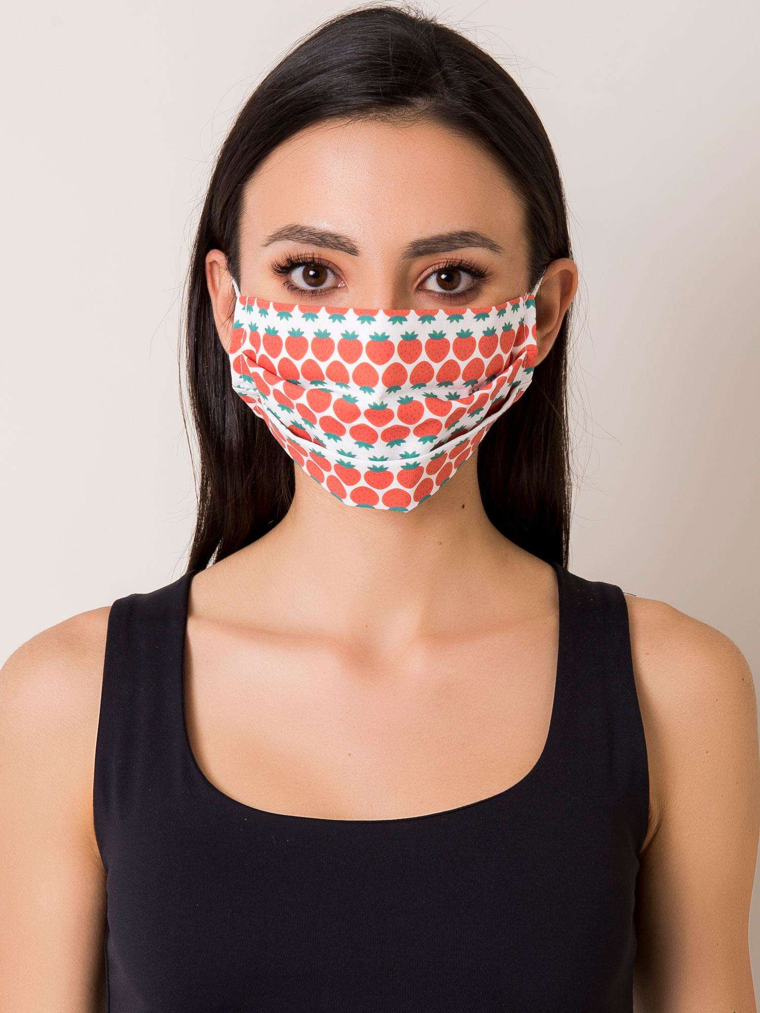 Protective Mask With Strawberries