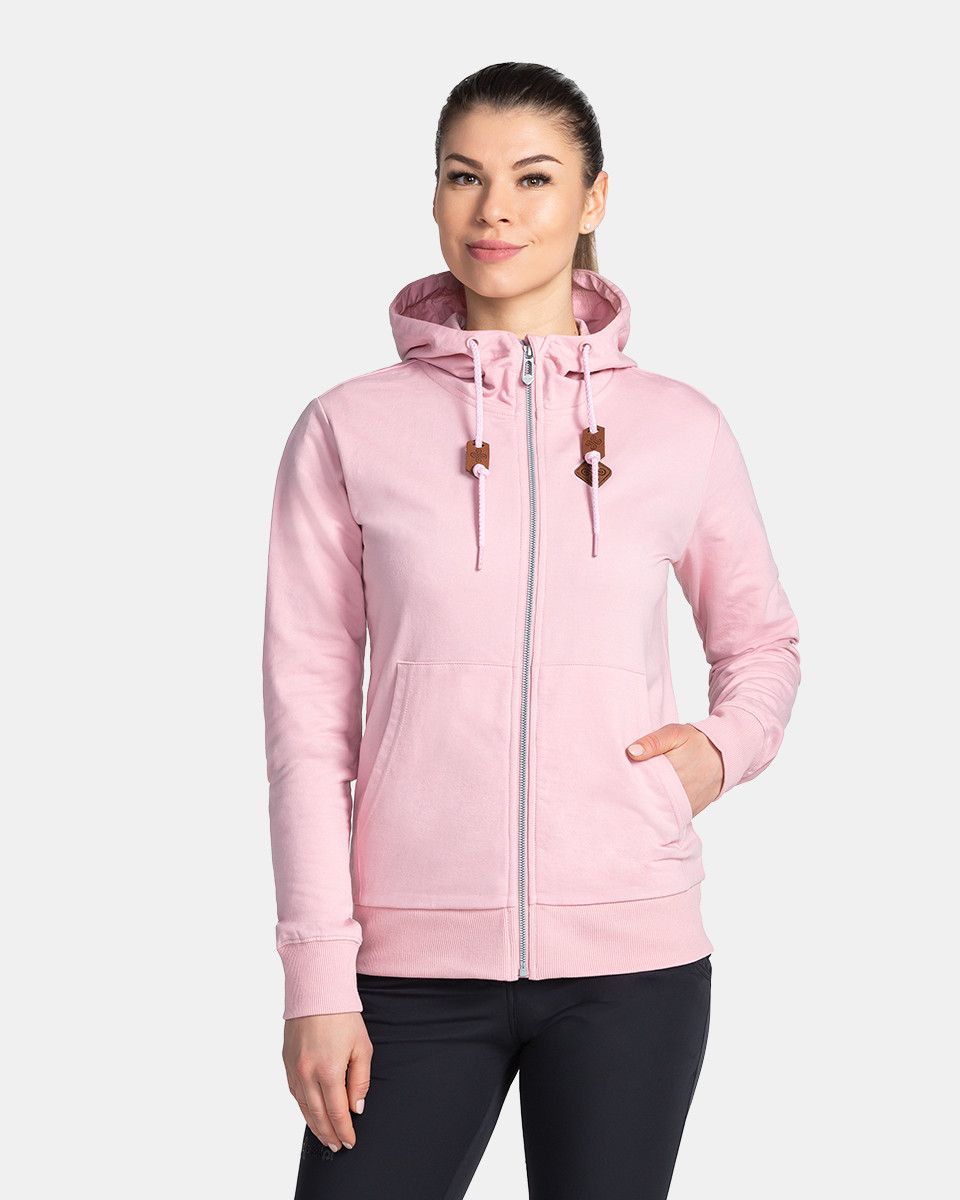 Women's crewneck sweatshirt Kilpi TARALI-W Light pink