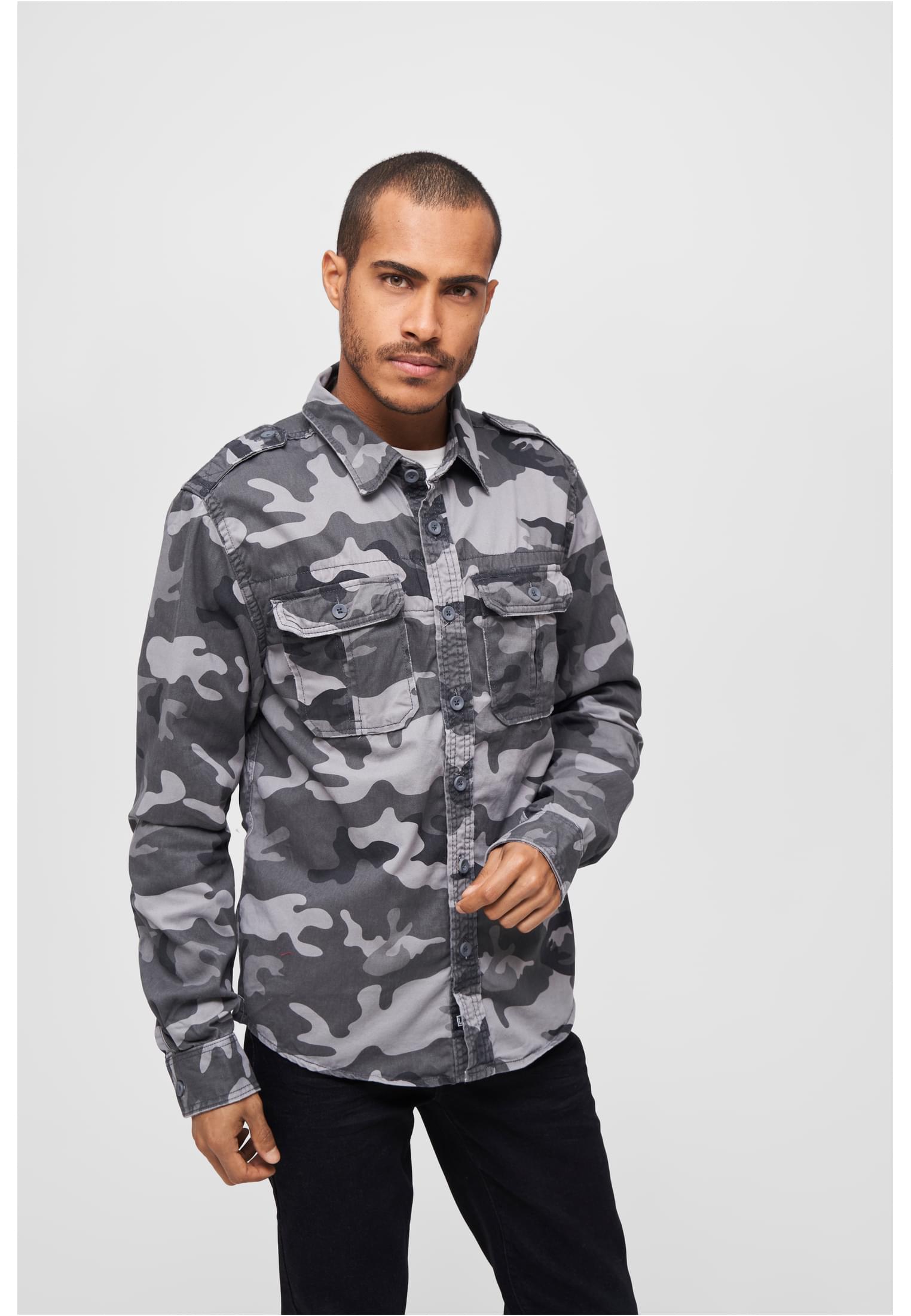 Vintage Grey Camo Shirts