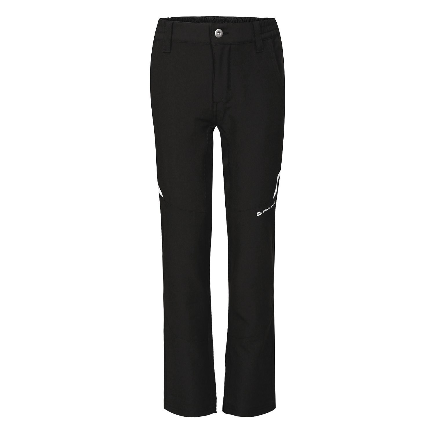 Children's Softshell Pants ALPINE PRO CORDO Black