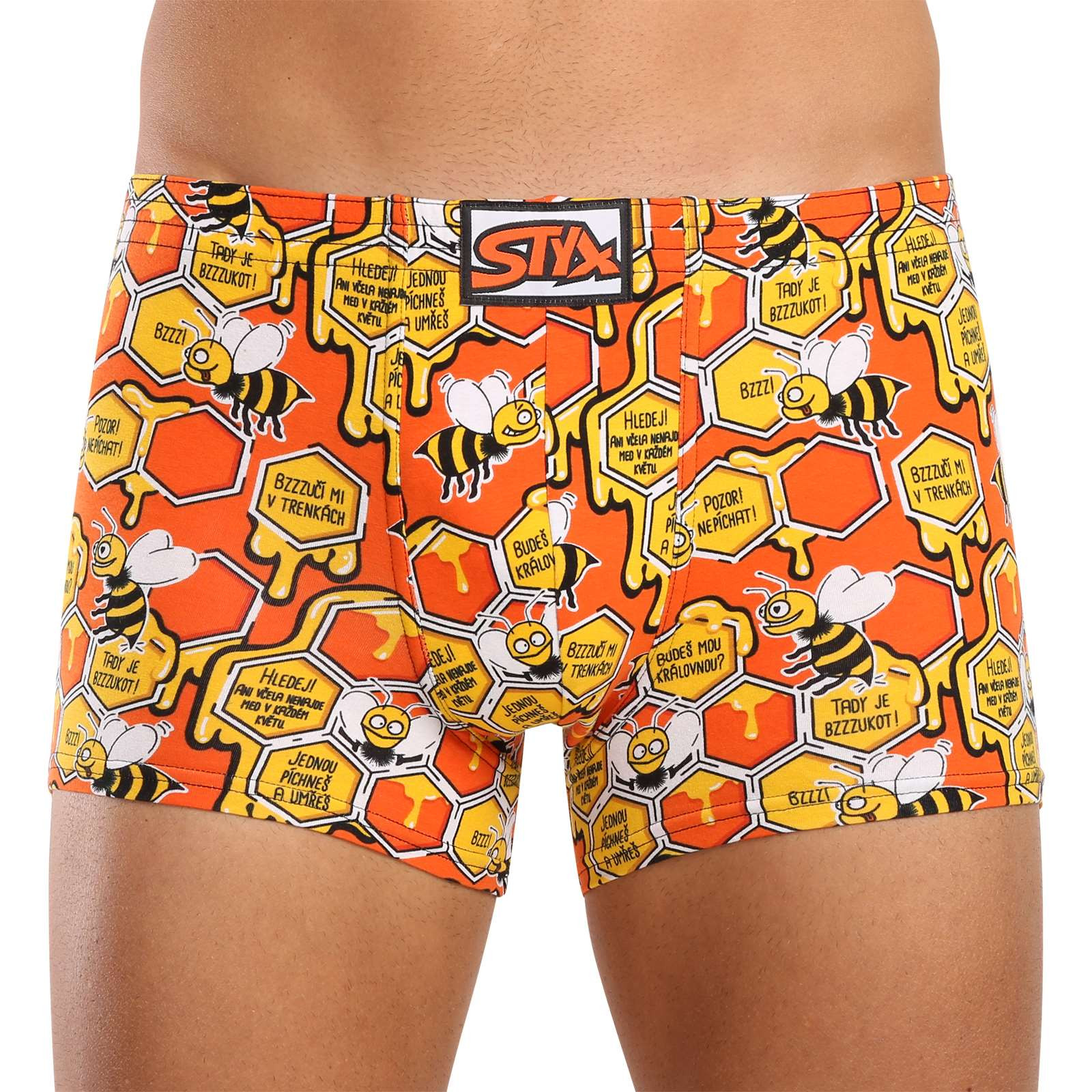 Men's Boxer Shorts Styx Art Classic Rubber Bees