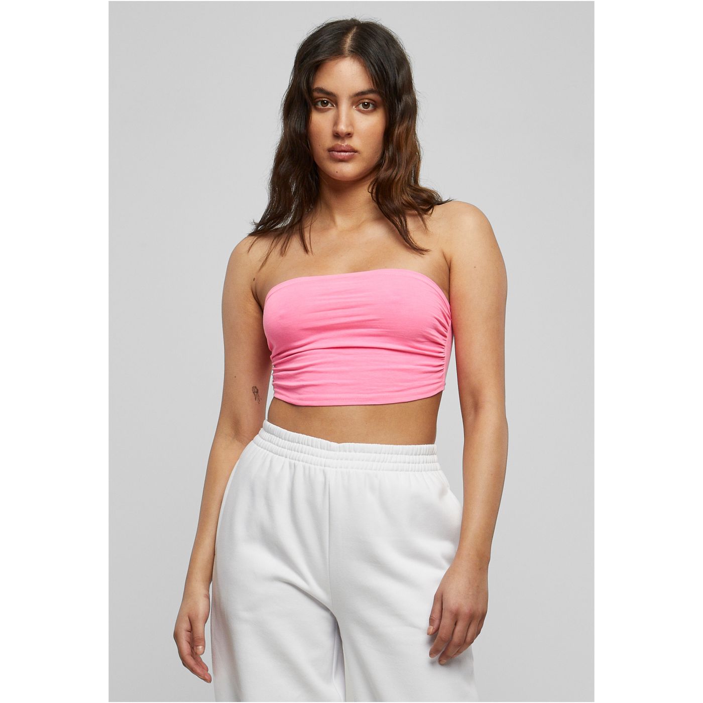 Women's Neon Bandeau Top Neonpink