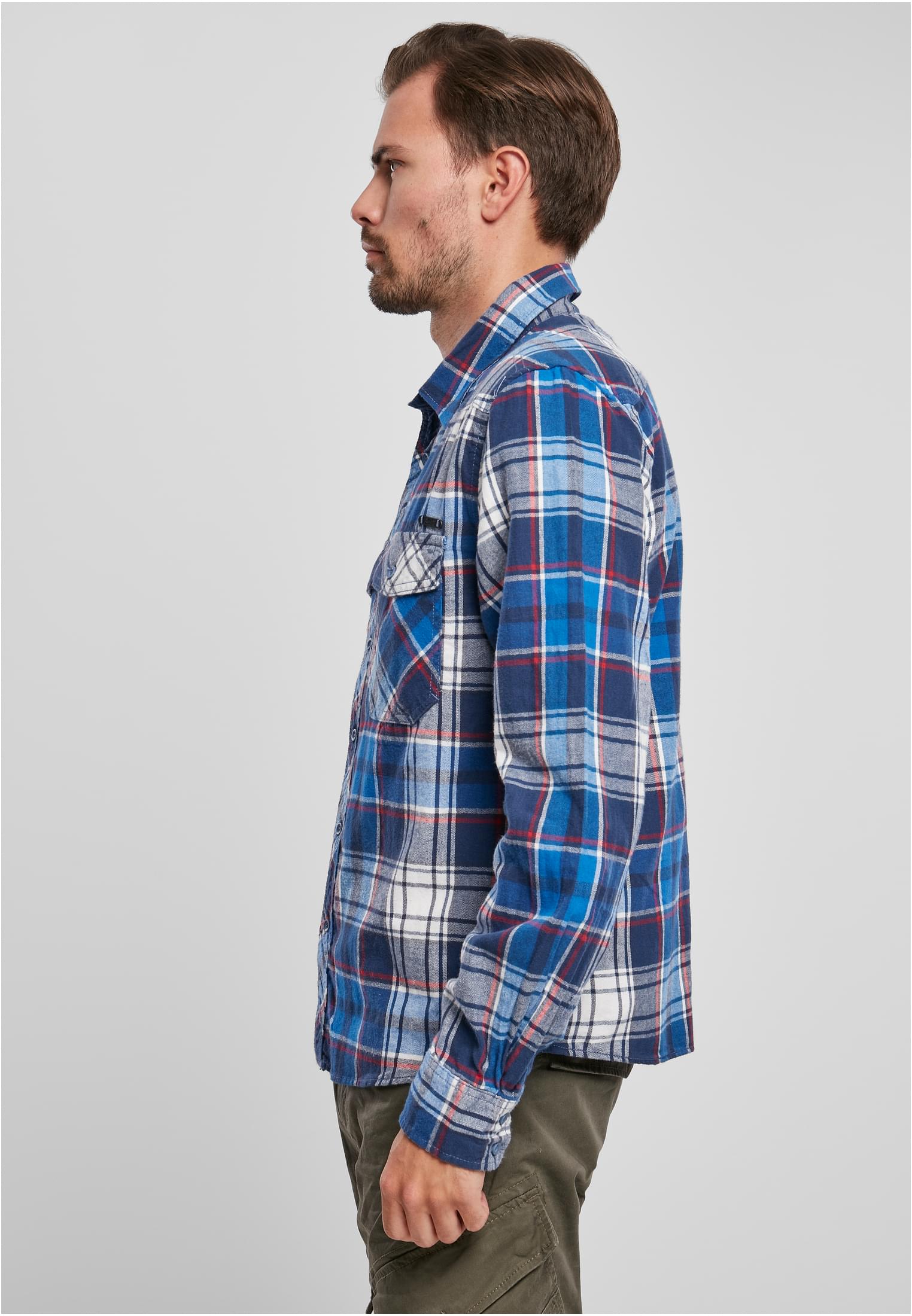 Navy Plaid Shirt