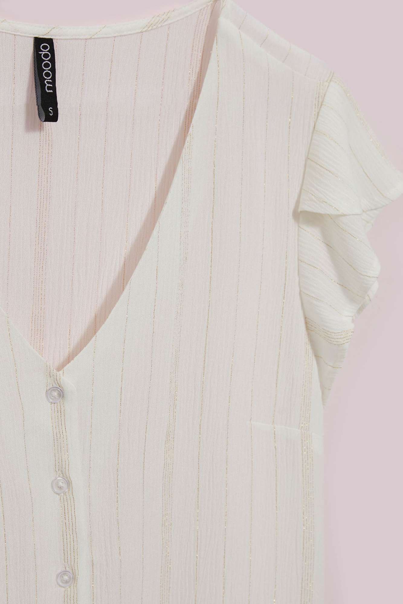 WOMEN'S SHIRT L-KO-4048 OFF WHITE
