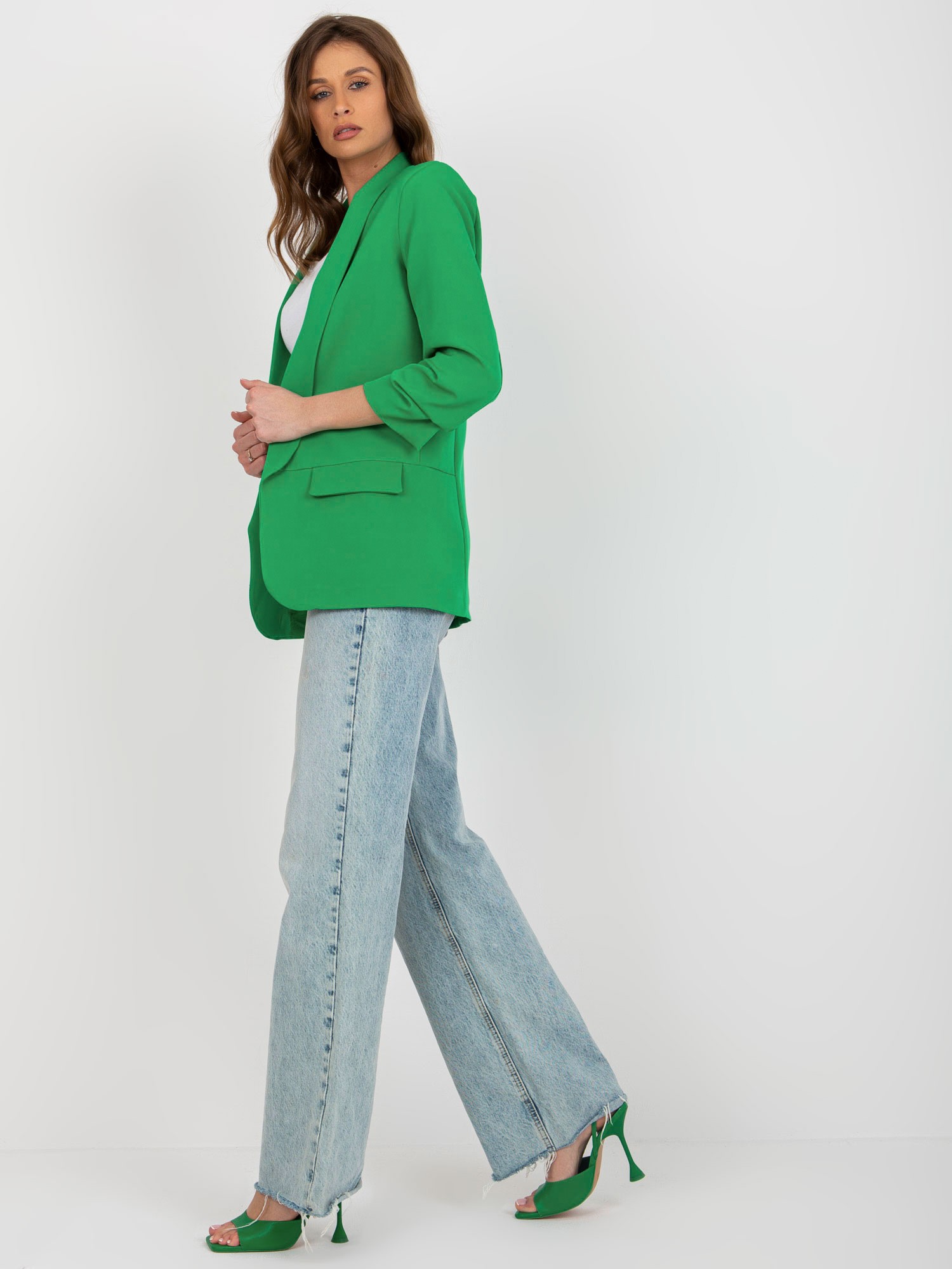 Blazer-DHJ-MA-7684.15P-Light Green