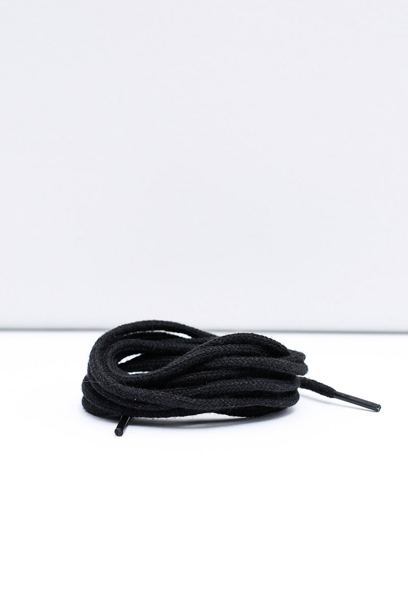 Corbby Black Thin Round Laces
