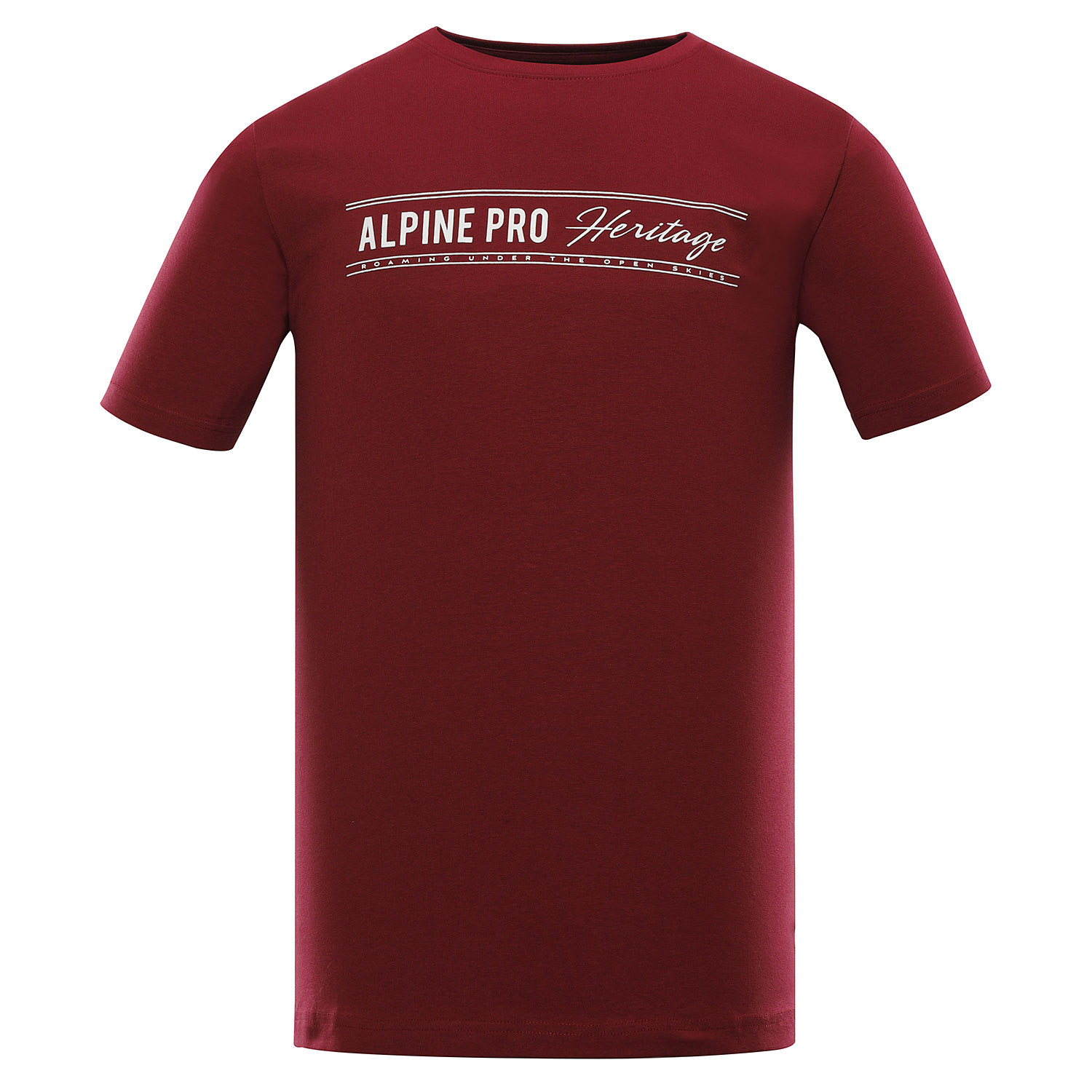 Men's Cotton T-shirt ALPINE PRO ZIMIW Pomegranate Variant Pe