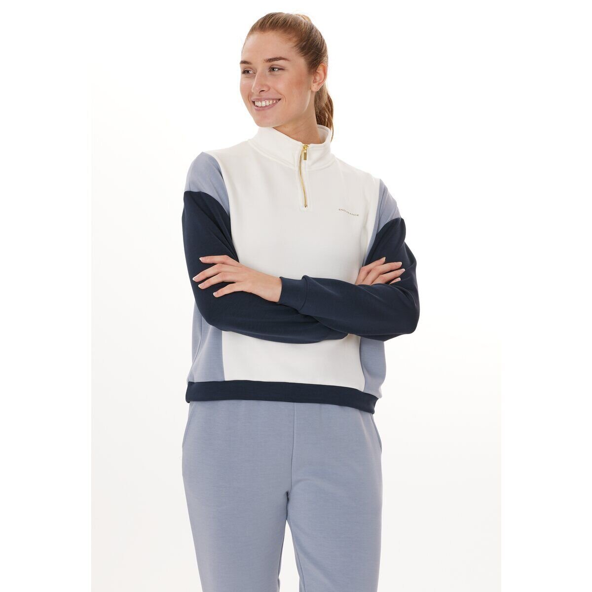 Dámská mikina Endurance Cosara W Color Block Sweat - velikost