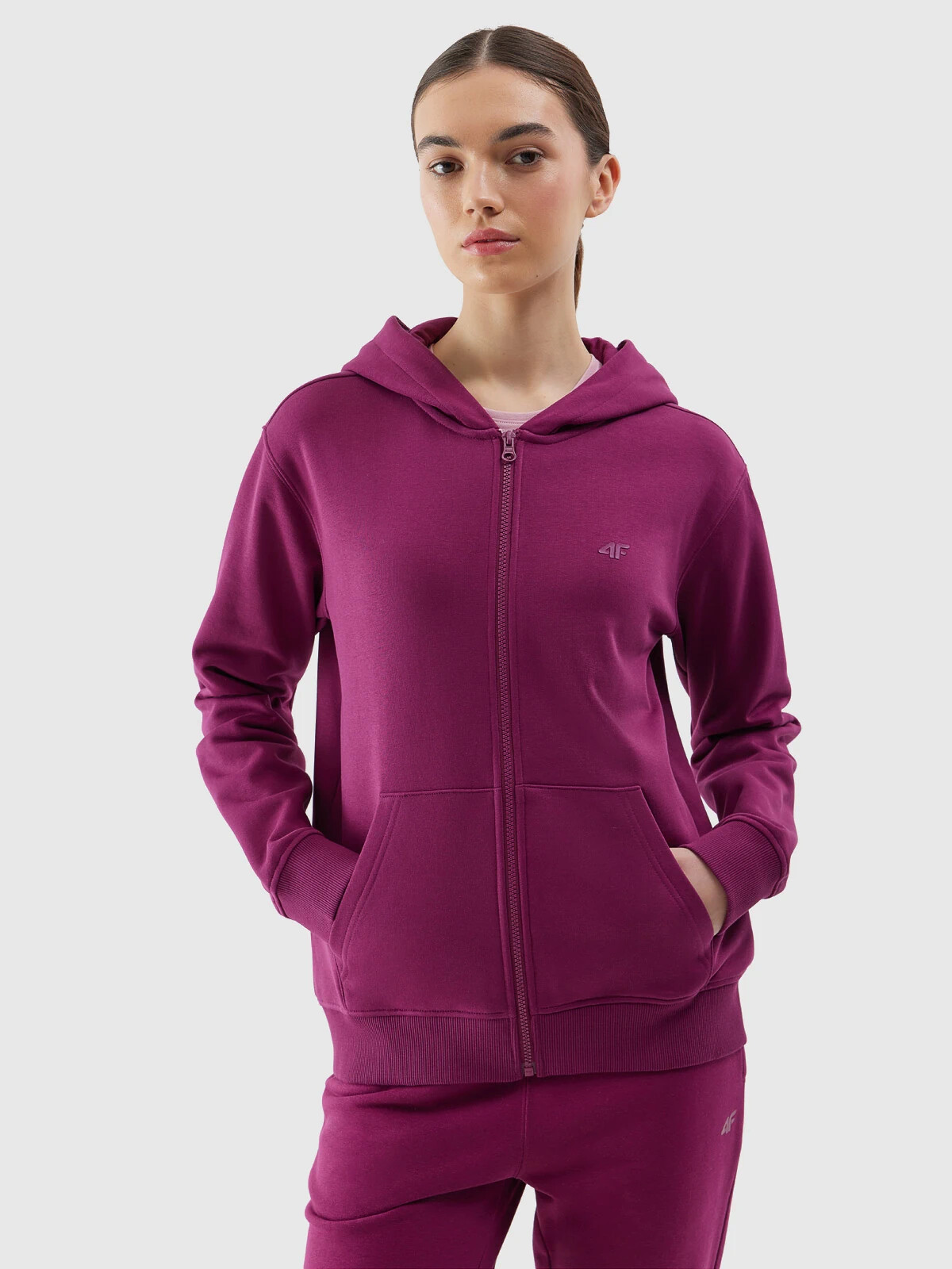 Women's sweatshirt 4F - purple