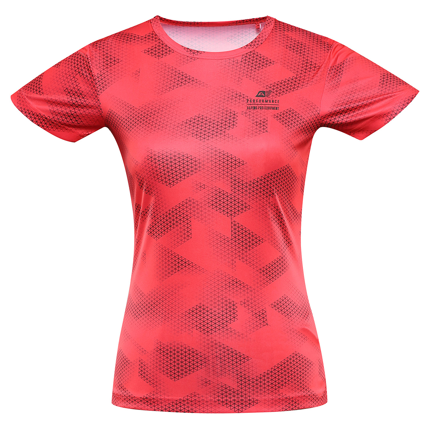 Women's Quick-drying T-shirt ALPINE PRO QUATRA Diva Pink Variant Pb