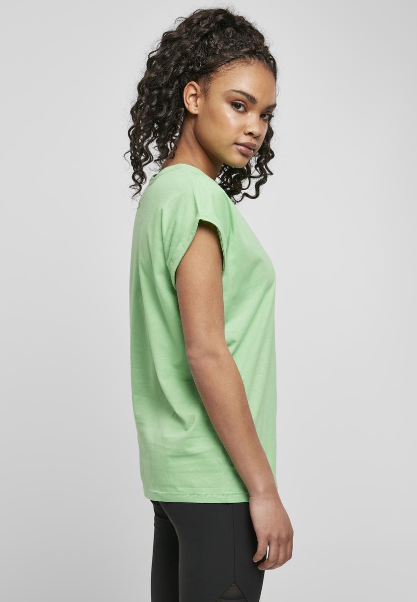 Women's Ghostgreen T-shirt With Extended Shoulder