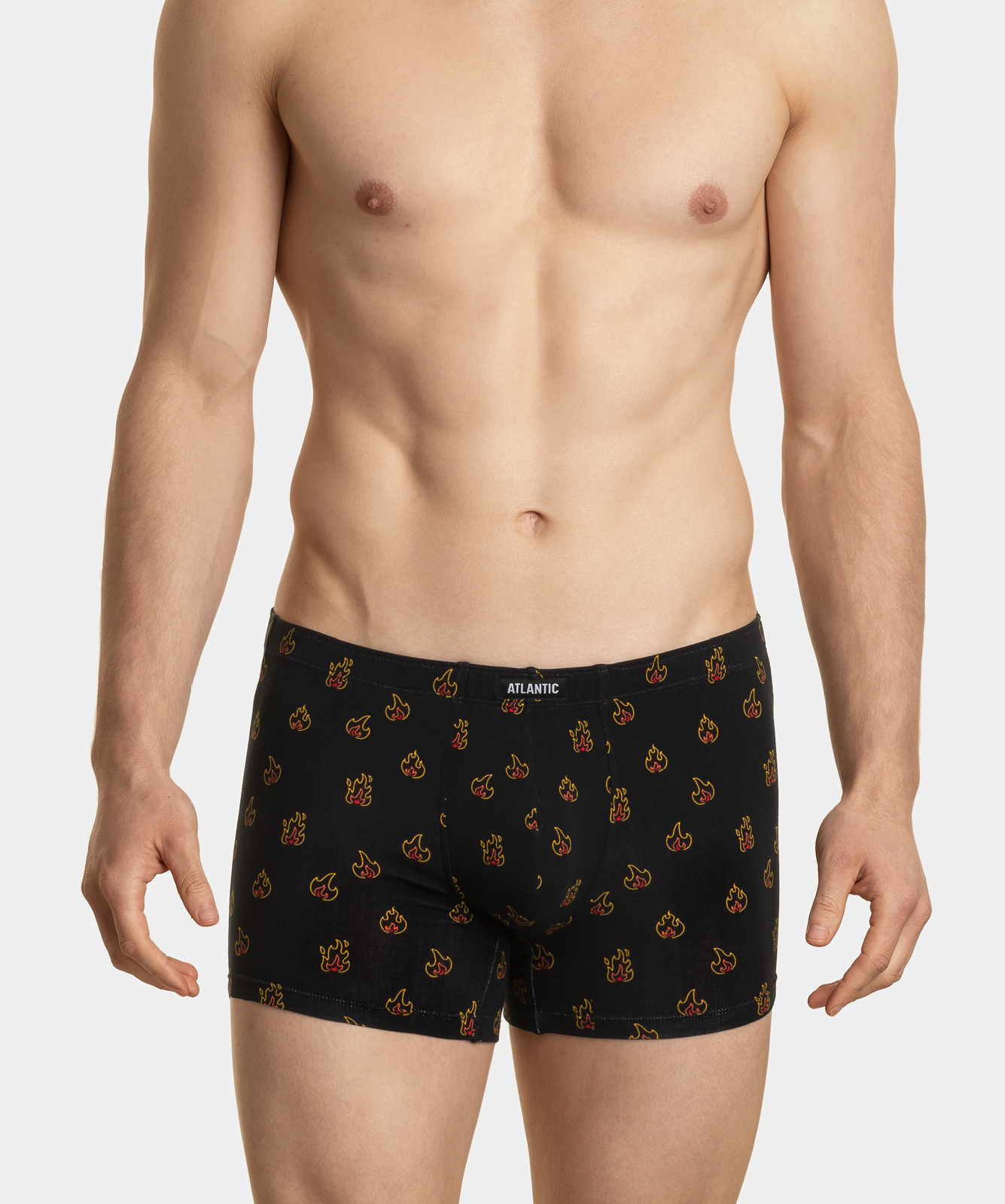 Men&#039;s boxers ATLANTIC 2Pack - burgundy/black