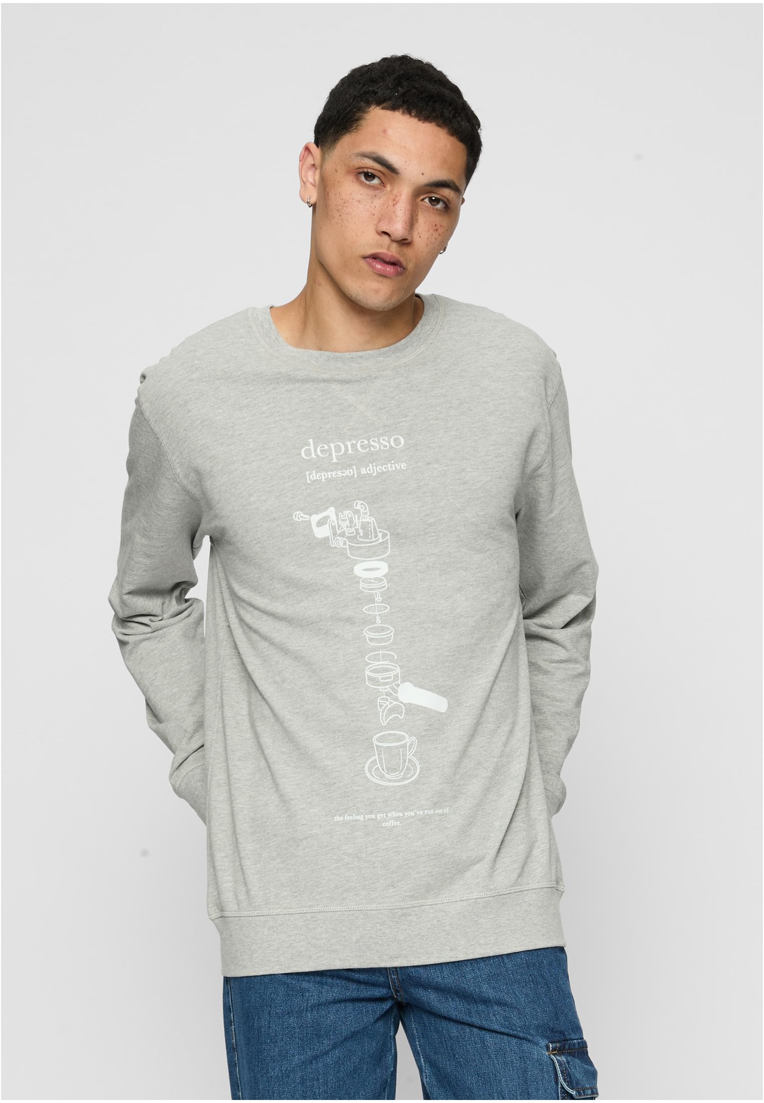 Depresso Crewneck Grey