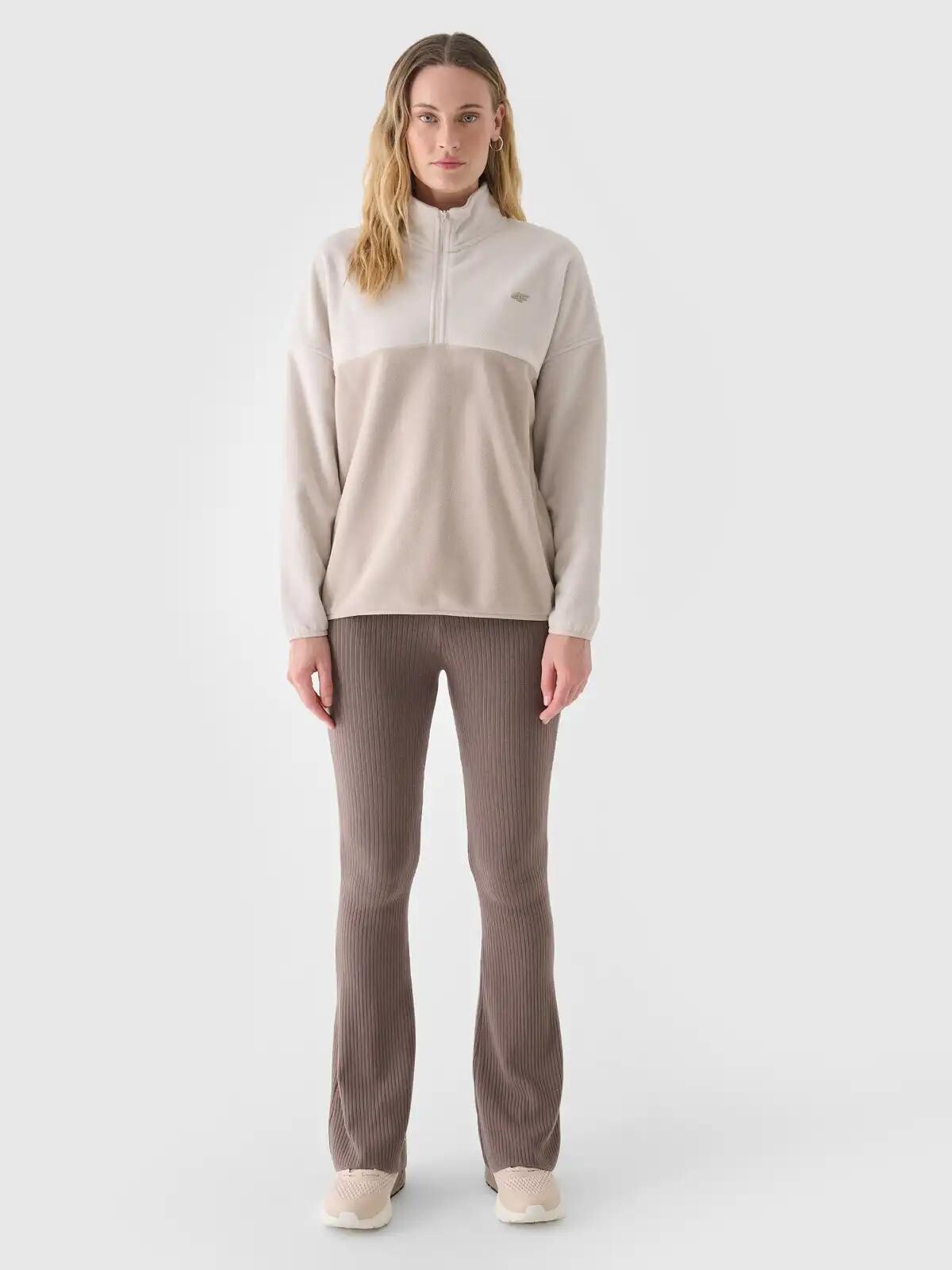 Women's fleece sweatshirt 4F