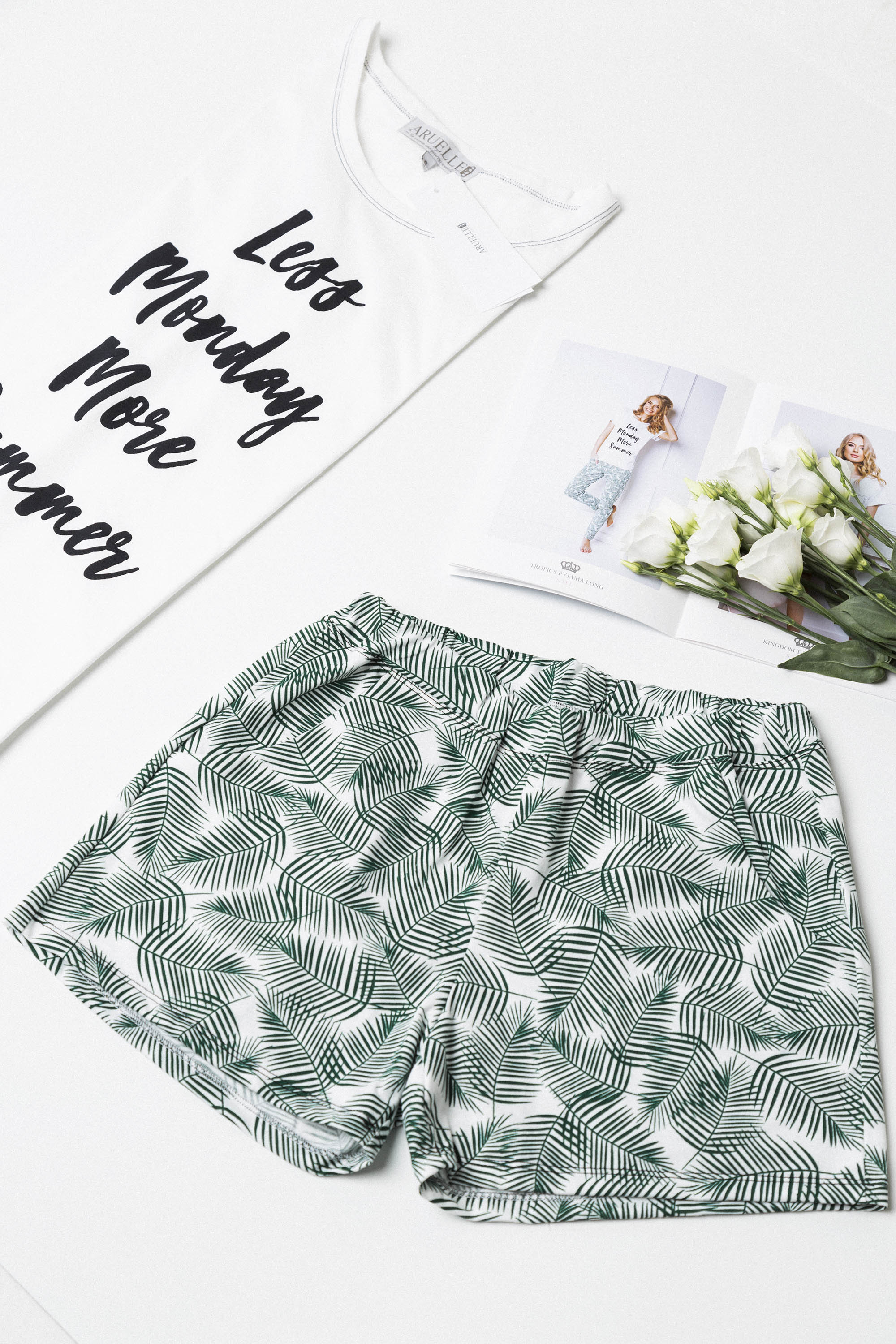 Tropical short pajamas