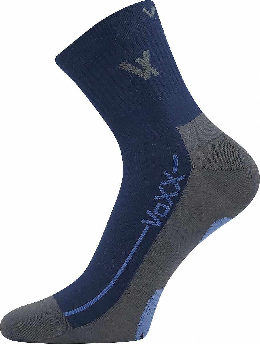 Levně 3PACK ponožky VoXX tmavě šedé