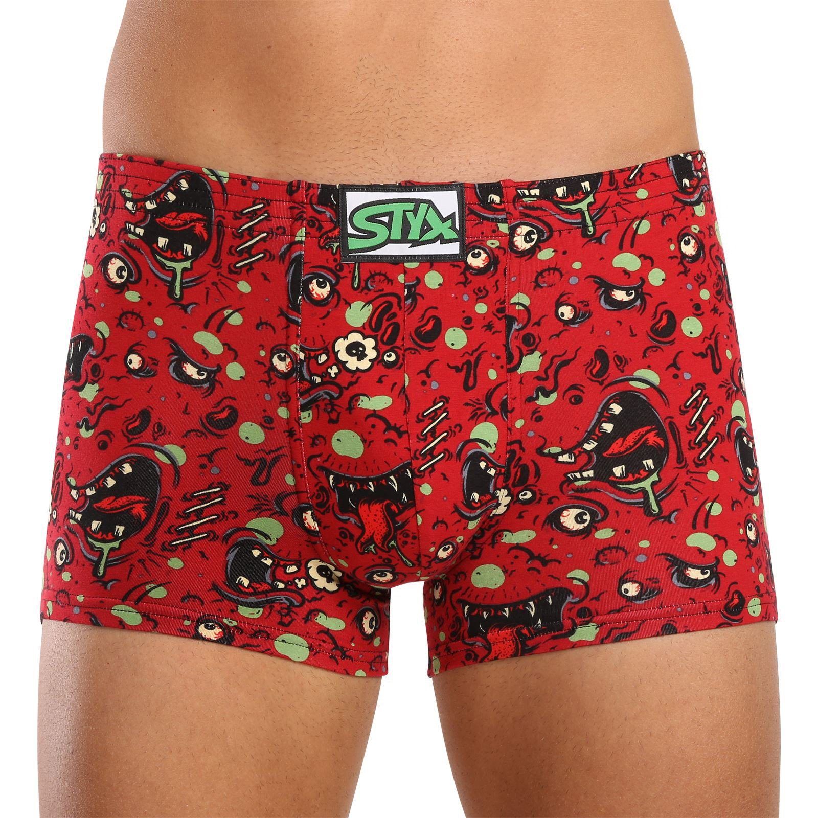 Men's Boxer Shorts Styx Art Classic Zombie Rubber