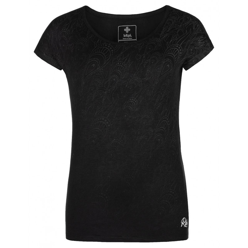 Levně Women's cotton t-shirt Kilpi CHRISTIE-W black