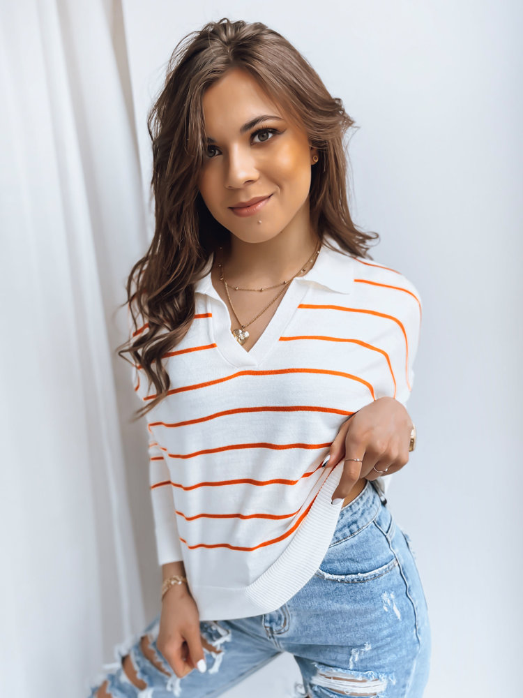 Women's sweater SWEET KISS ecru Dstreet