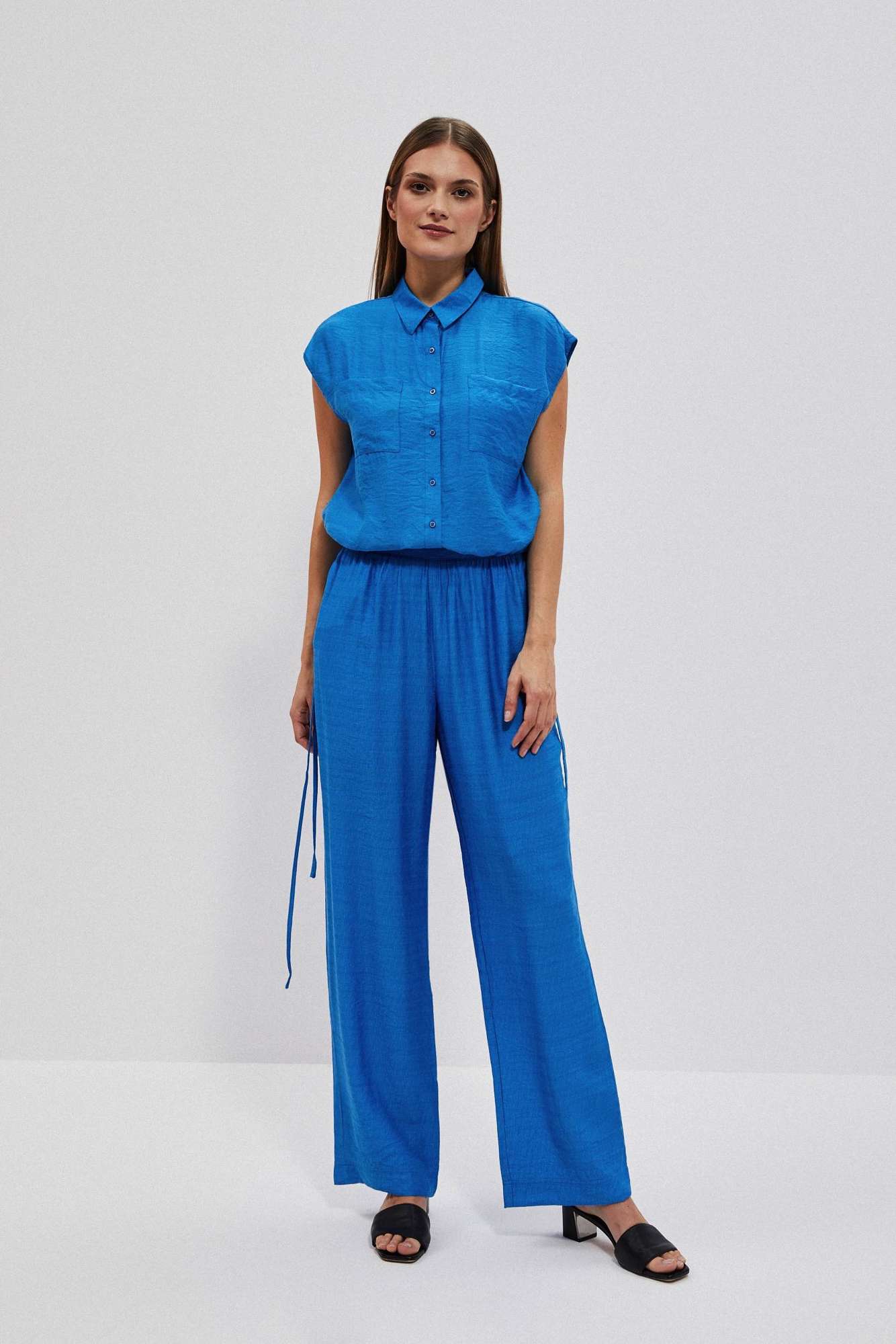 WOMEN'S SHIRT L-KO-4045 FRESH BLUE