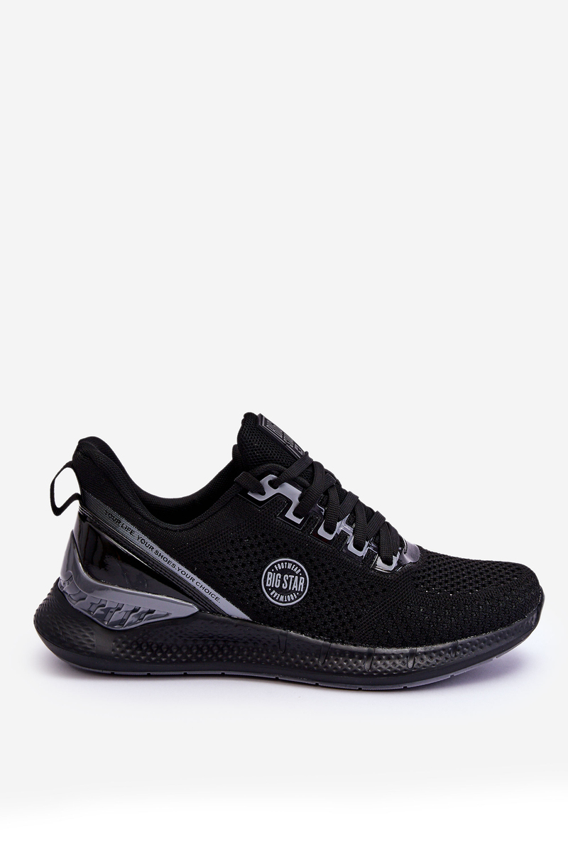 Men's Comfortable Sneakers Memory Foam Big Star Black