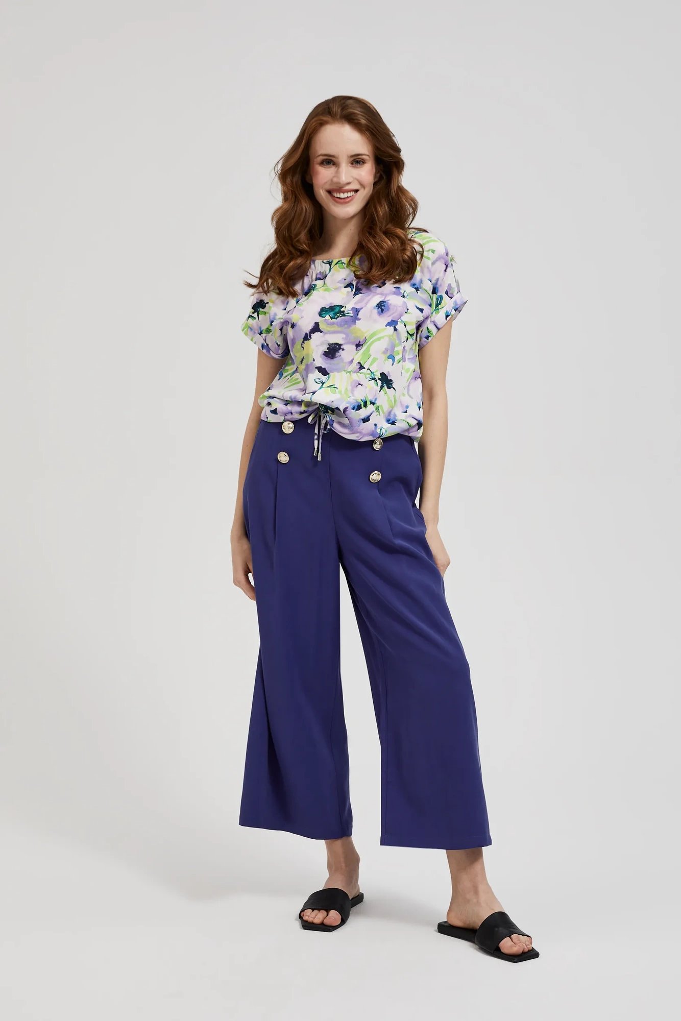 Marisse Women's Shirt L-Ko-4351 L.Violet