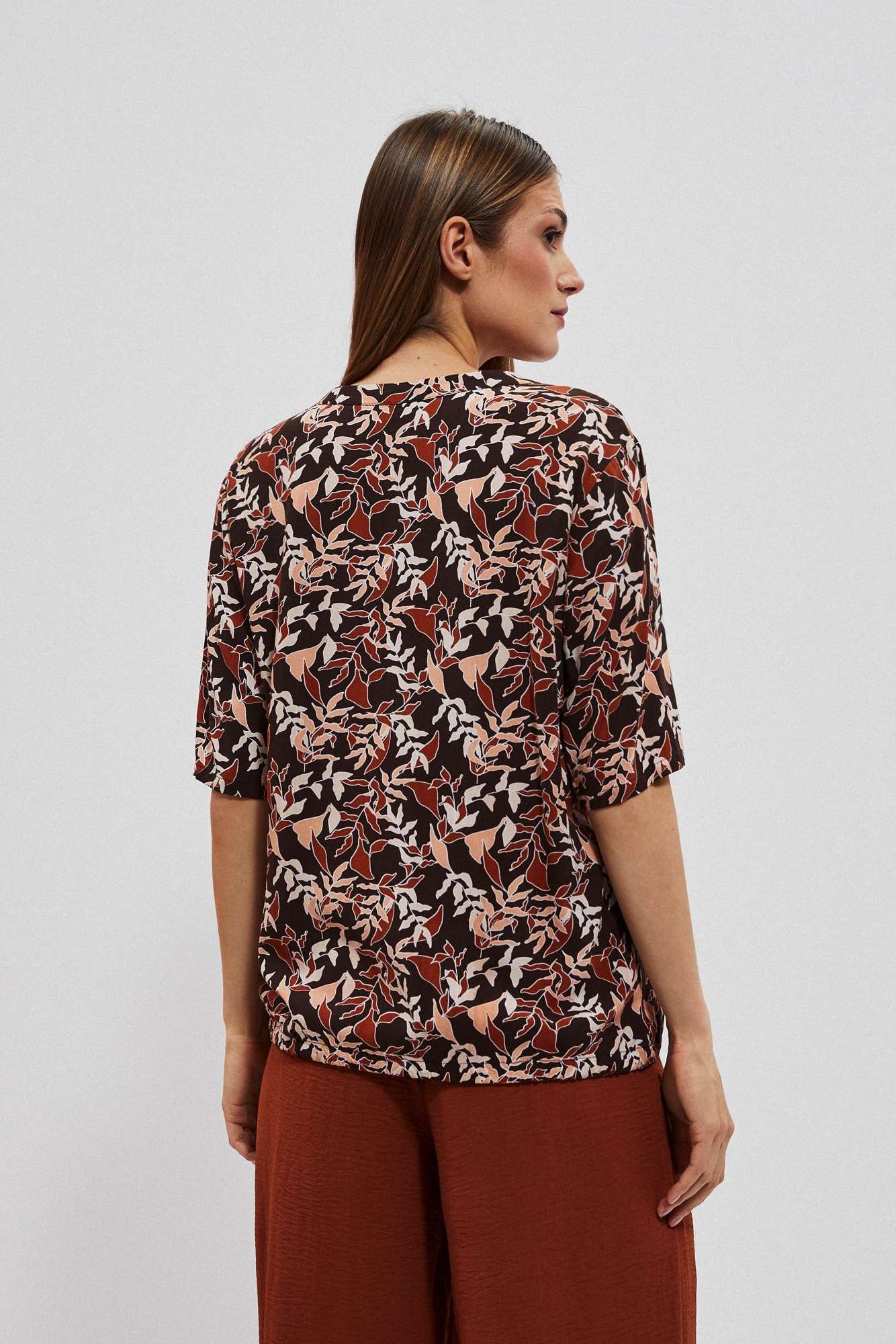 WOMEN'S SHIRT L-KO-4033 D.OAK