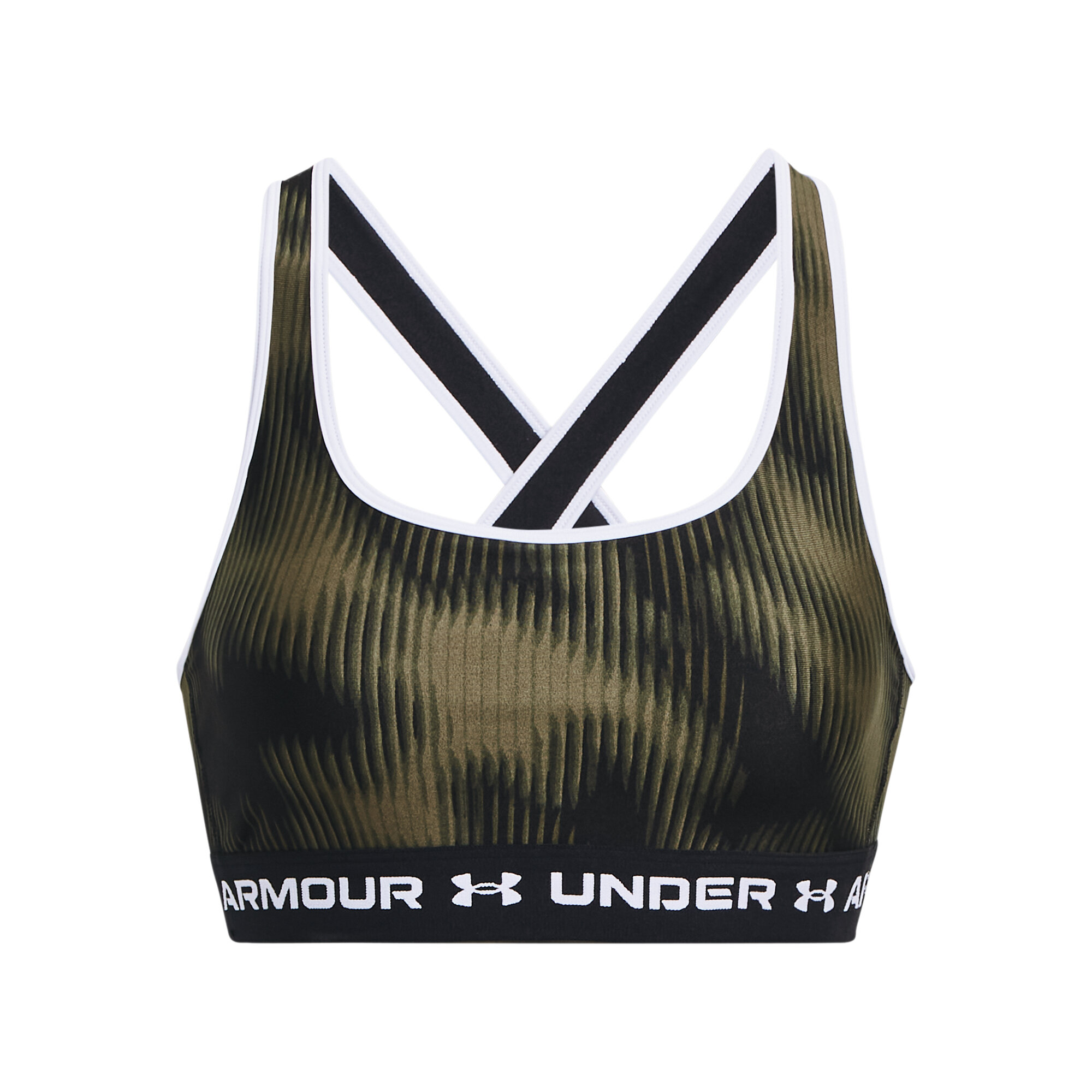 Women&#039;s Sports Compression Bra Under Amour Crossback Mid Print