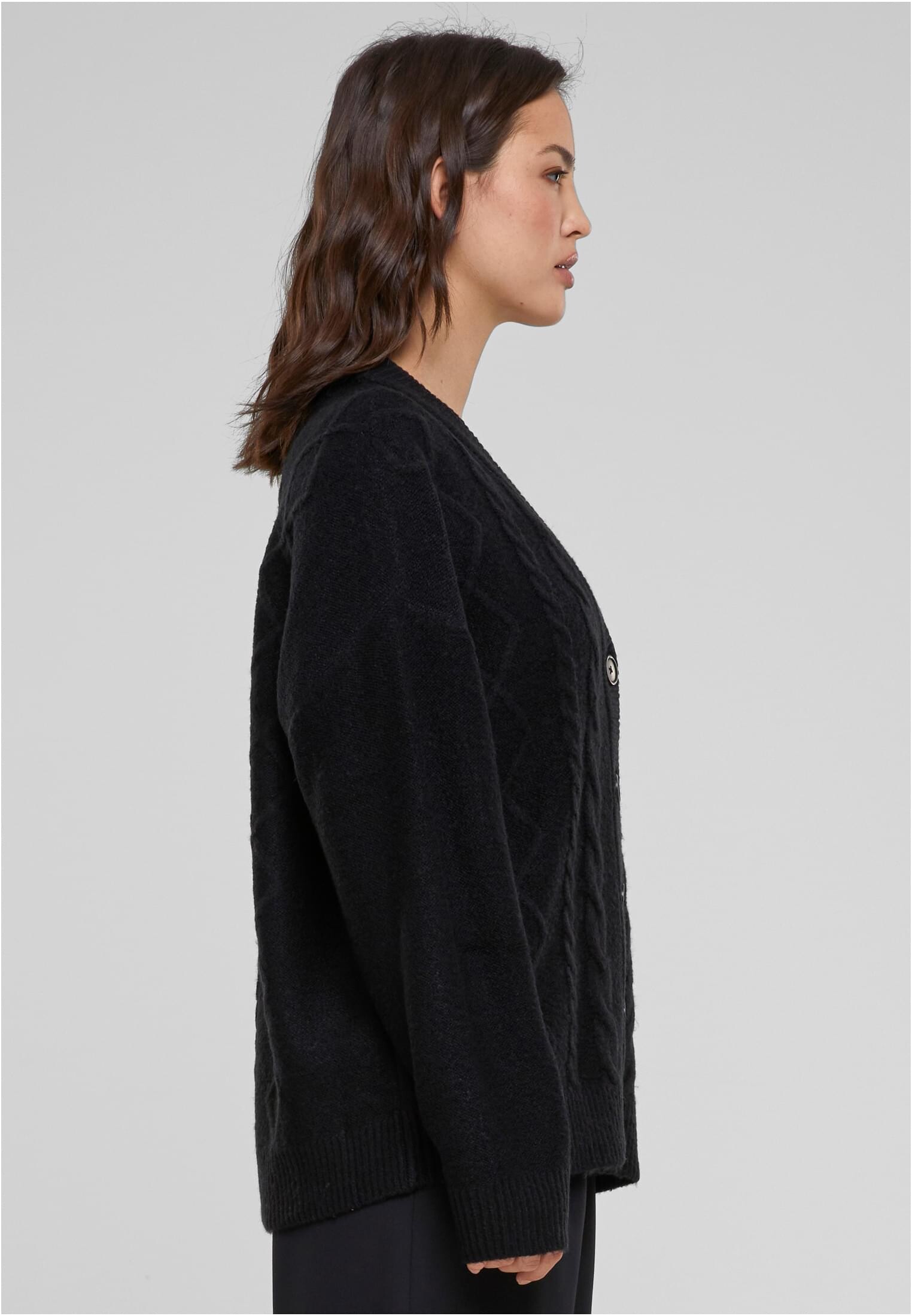 Women&#039;s knitted cardigan black