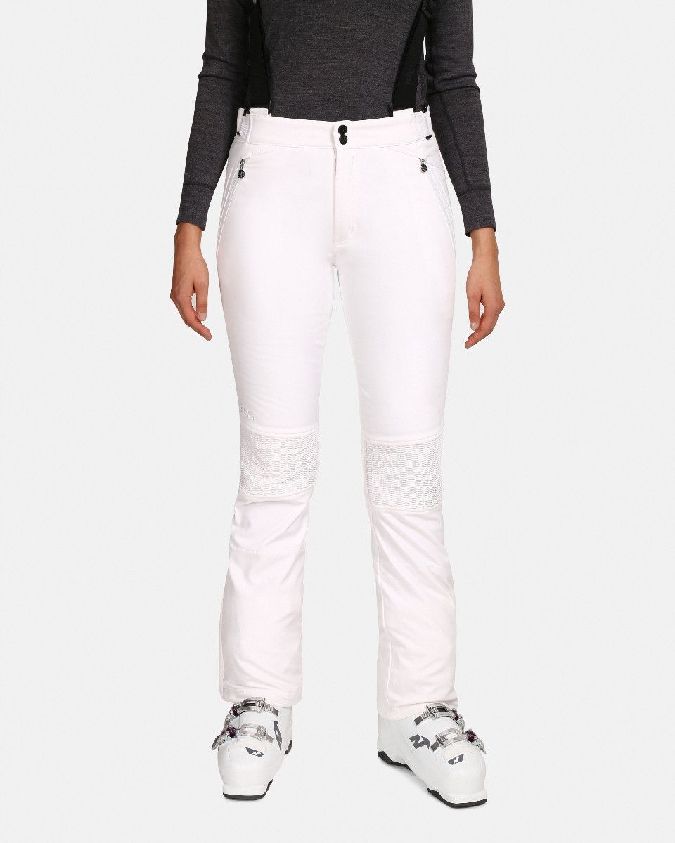 Women's Softshell Ski Pants Kilpi DIONE-W White